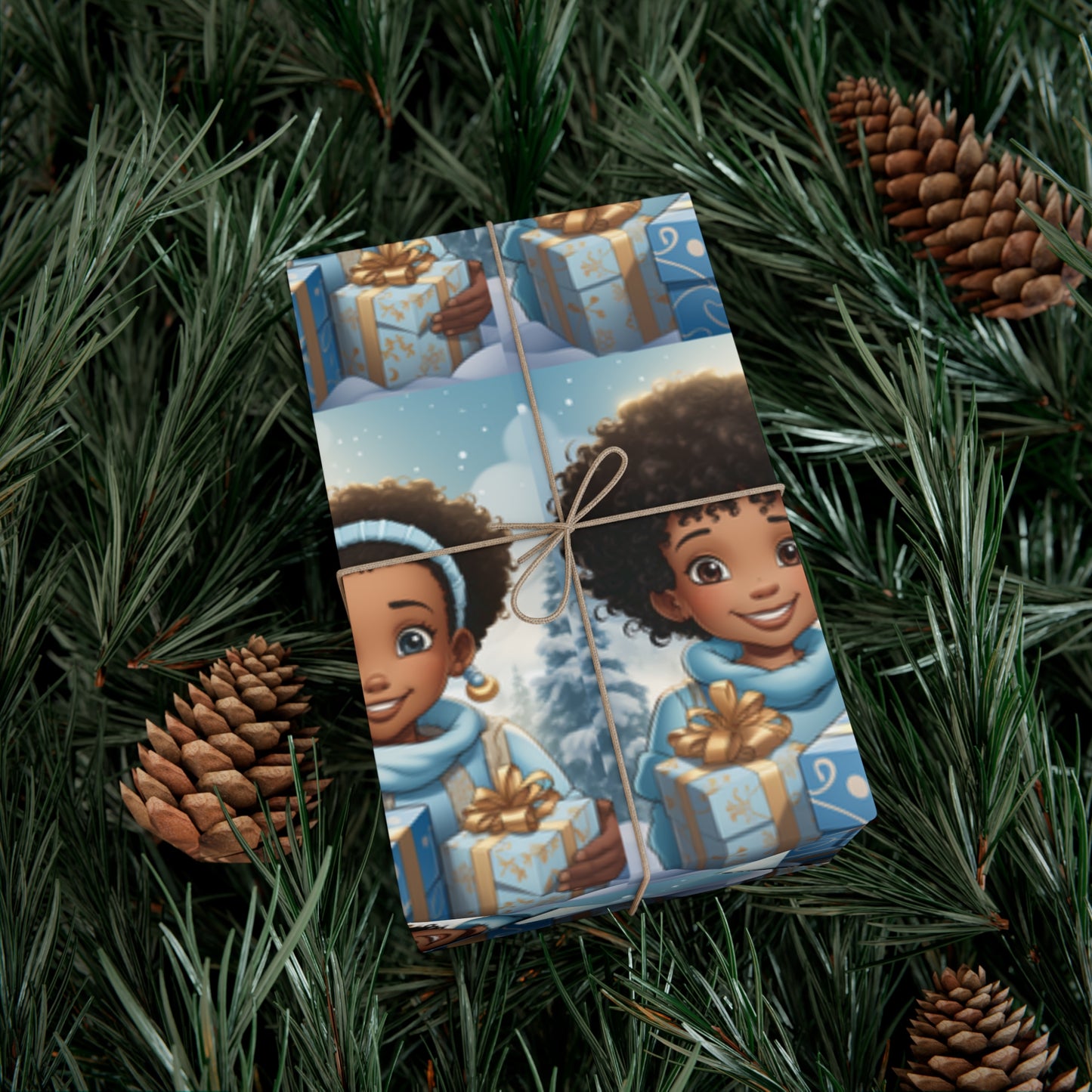 Harmony Holidays Wrapping Paper Sheet