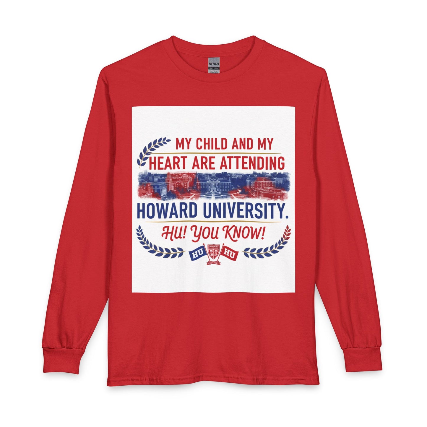 Howard University Pride Family Statement/Unisex Long Sleeve T-Shirt 2