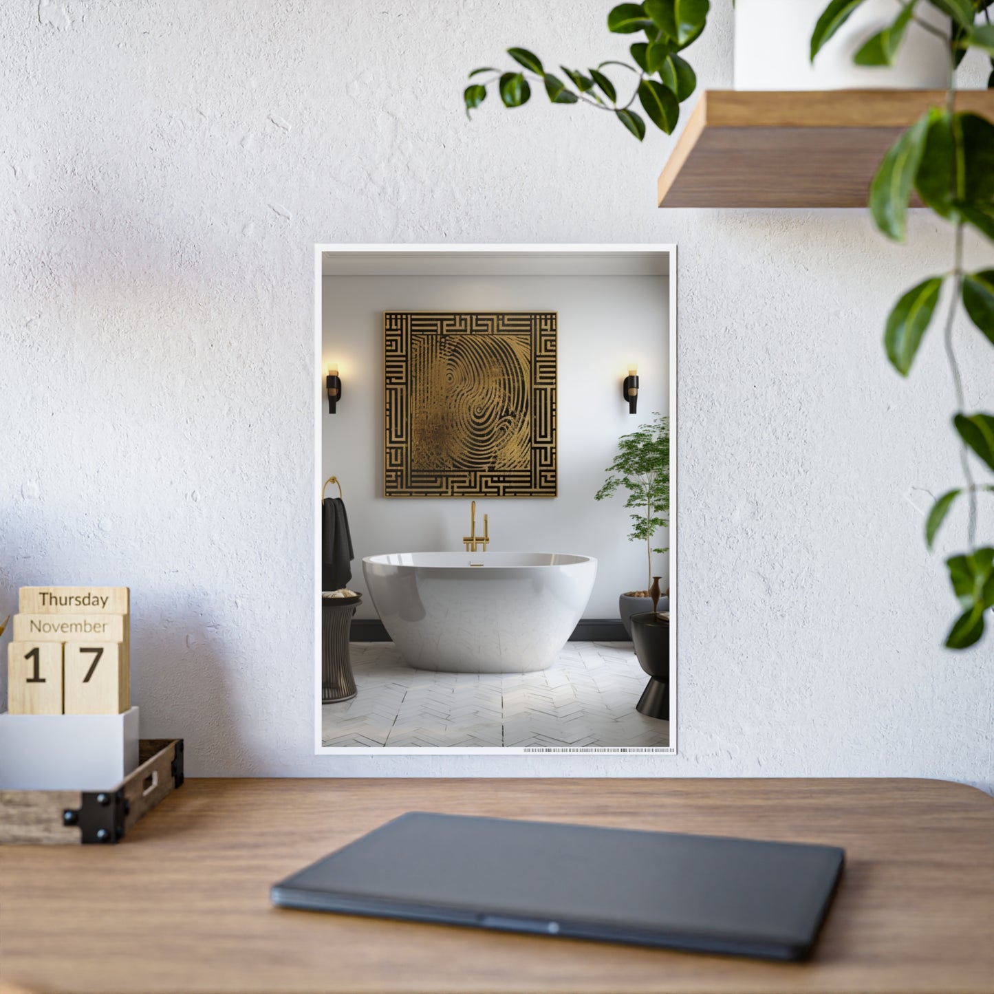 Cultural Elegance Bathscapes Poster Art