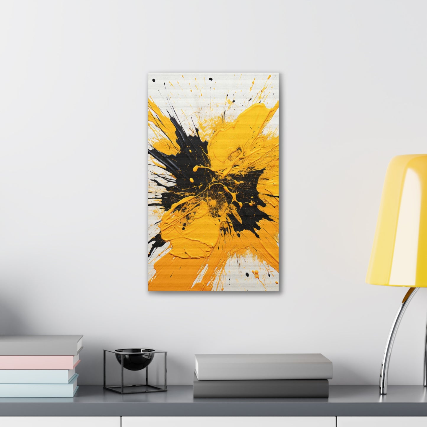 Acrylic Abstract Canvas Print - Richly Textured Artistry