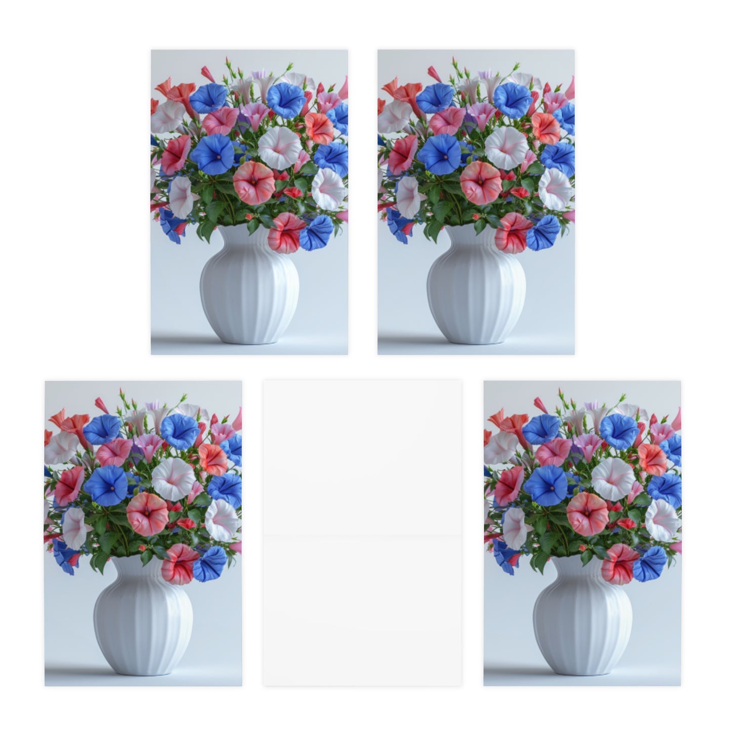 Blossoming Love Mother's Day Note Card Set(5-Pack)
