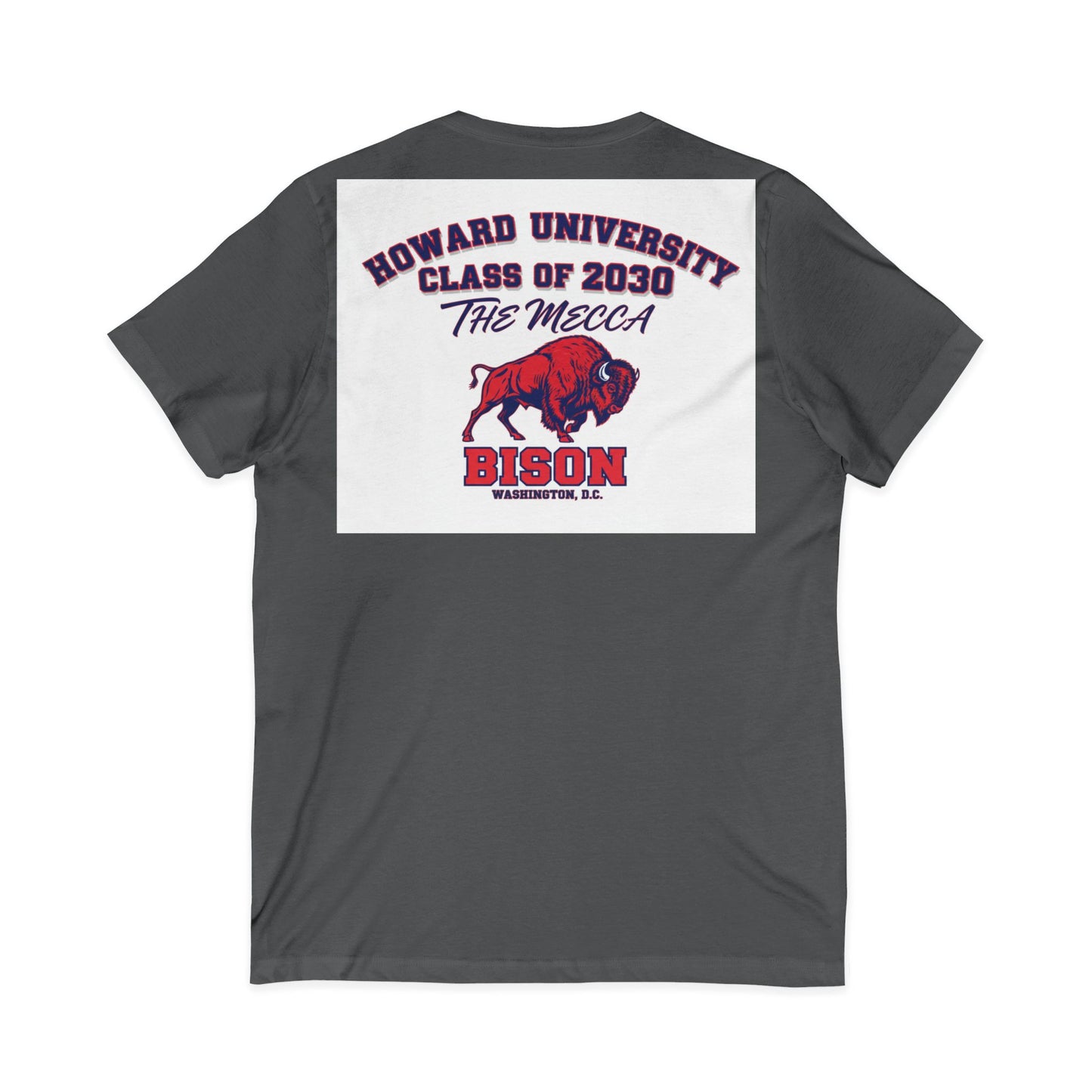 Howard University Class of 2030 Unisex V-Neck T-Shirt | The Mecca Incoming Class Tee