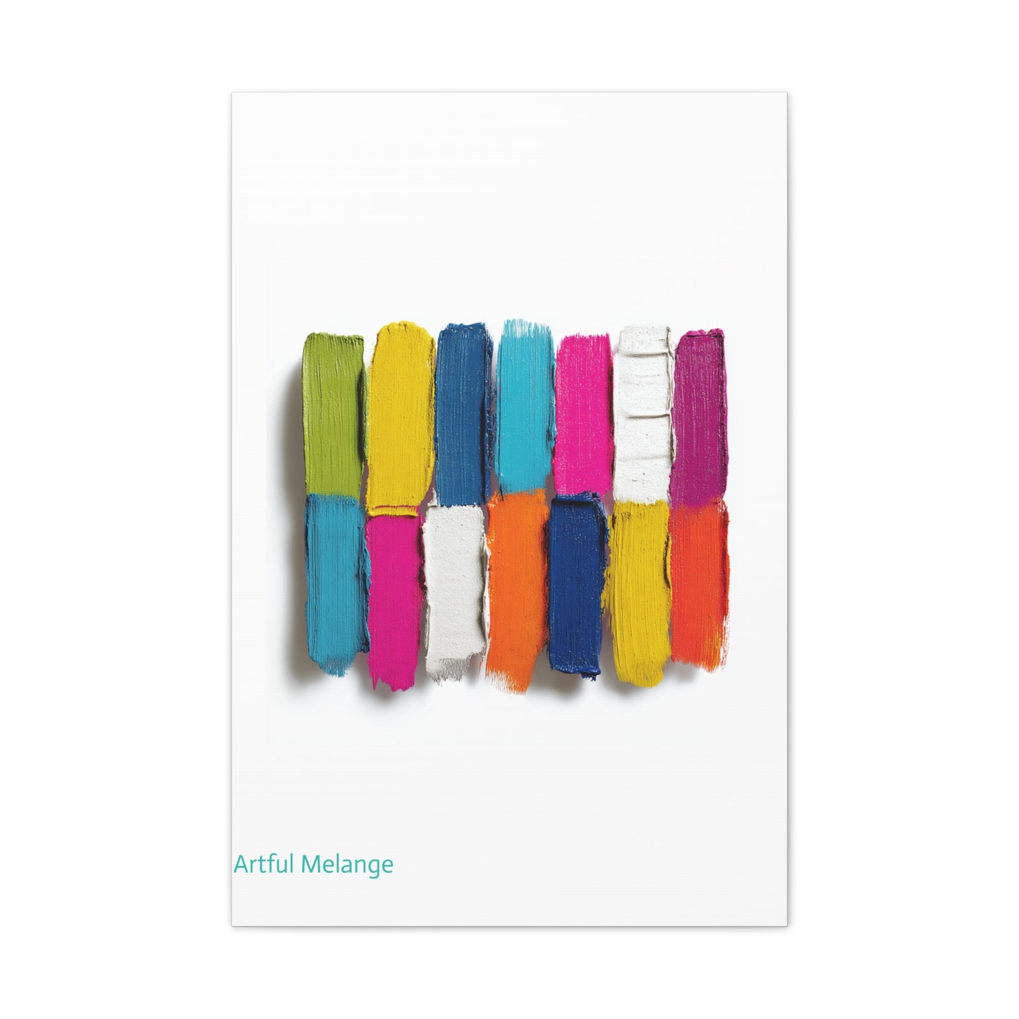 Acrylic Abstract Canvas Print - Richly Textured Artistry
