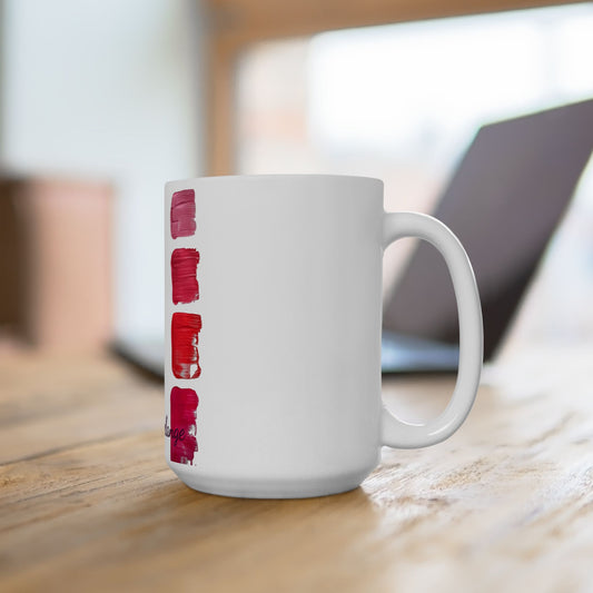 Artsy Abstract Ceramic Mug 15oz