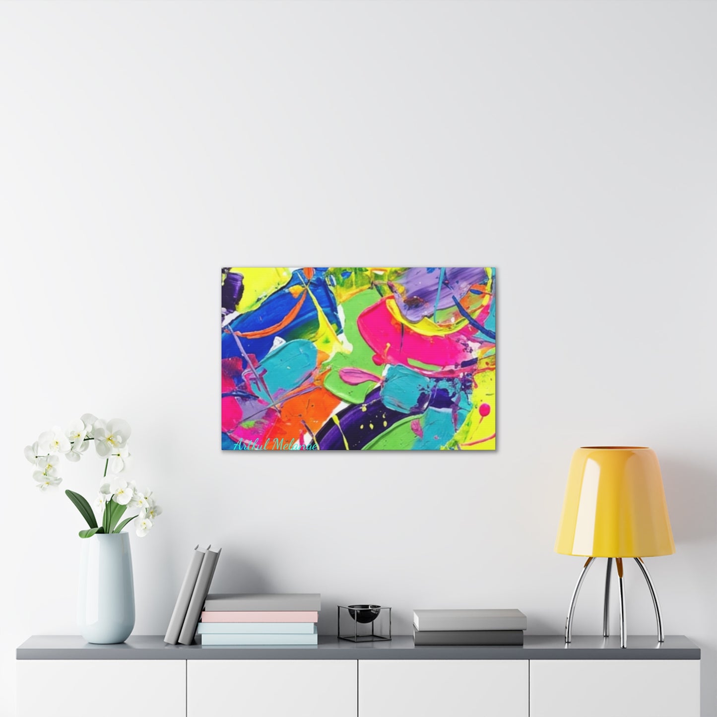 Acrylic Abstract Canvas Print - Richly Textured Artistry
