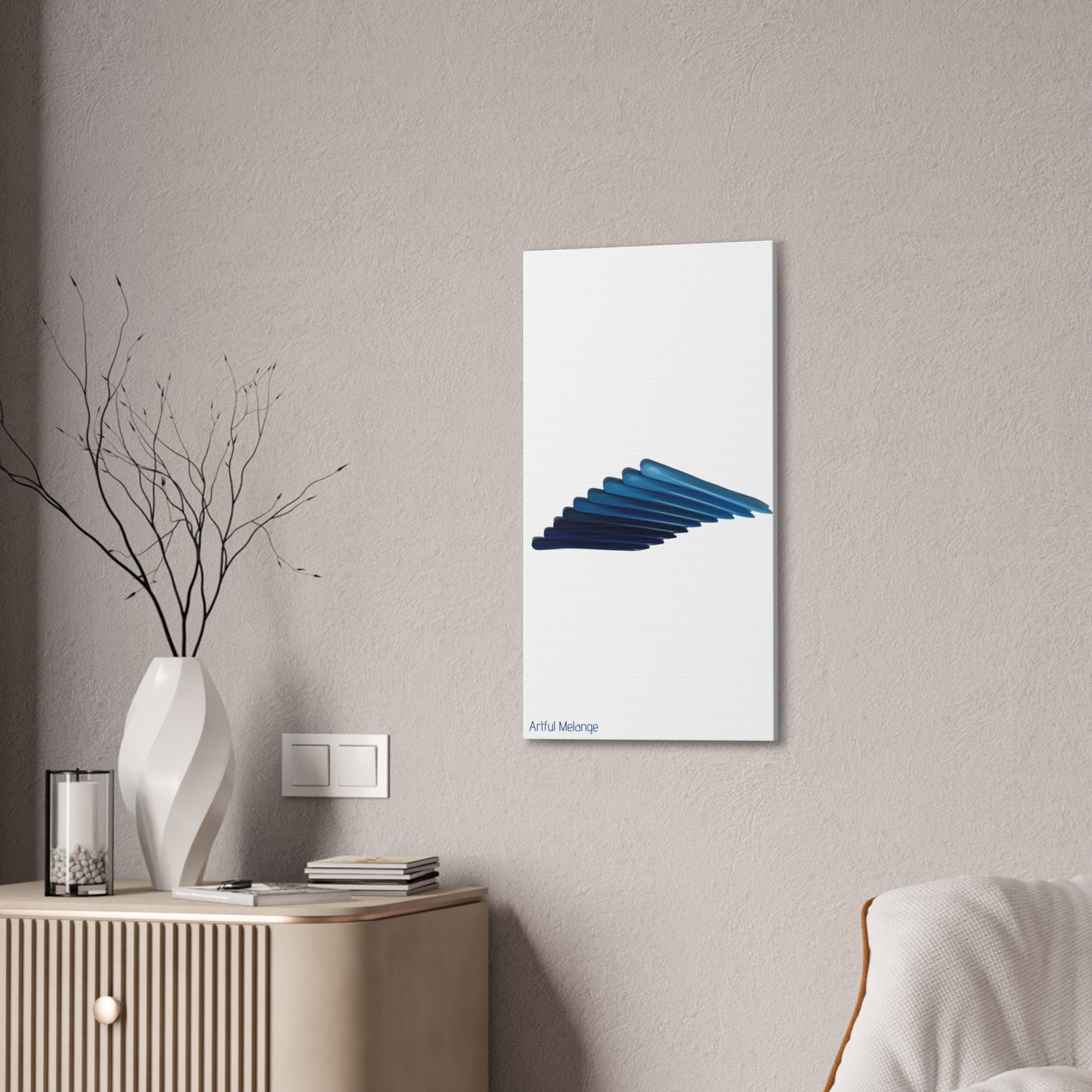 Spectrum Stacks: A Colorful Daydream in Posters and Canvas Prints/Vote Blue wave