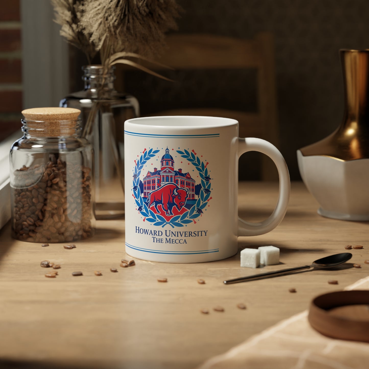 Howard Bison Heritage Mug – The Mecca Jumbo Mug 8, 20oz