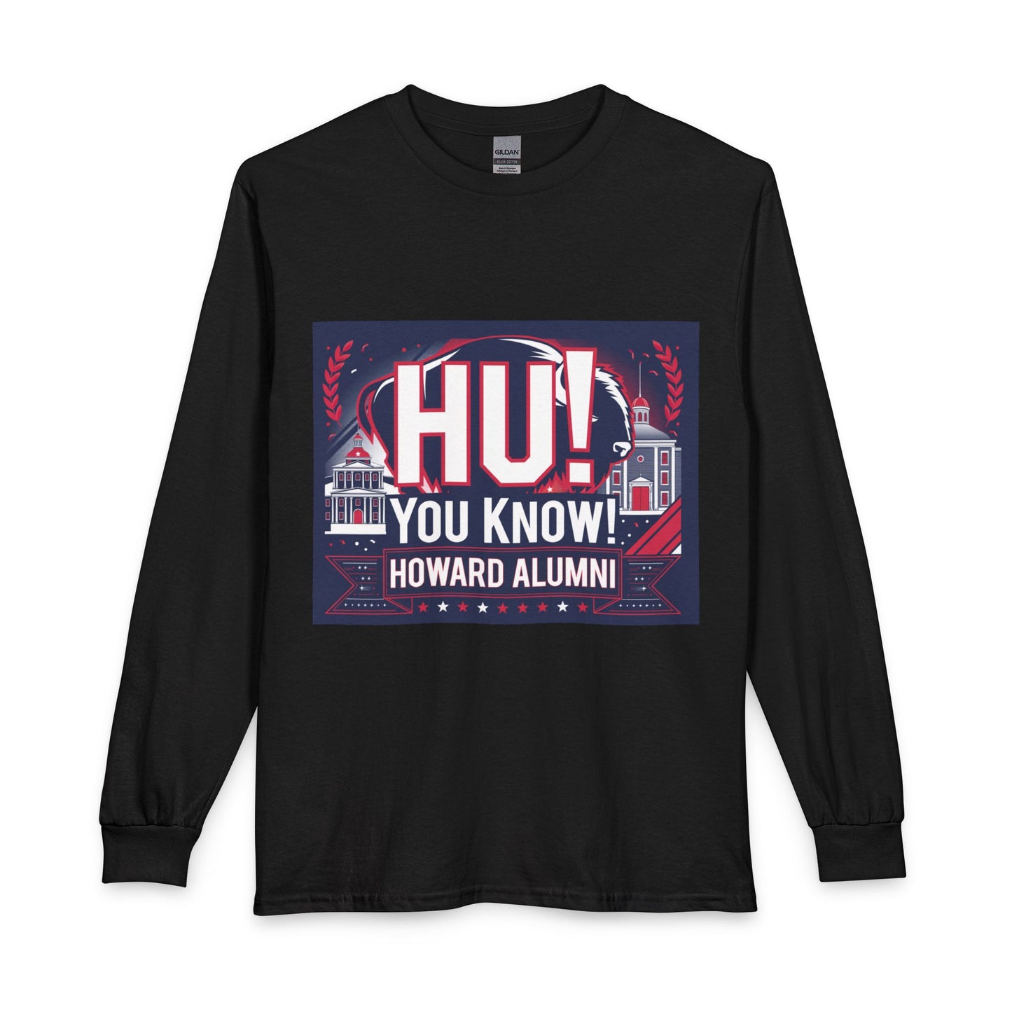 Howard University Heritage Reserve/Unisex Long Sleeve T-Shirt 3