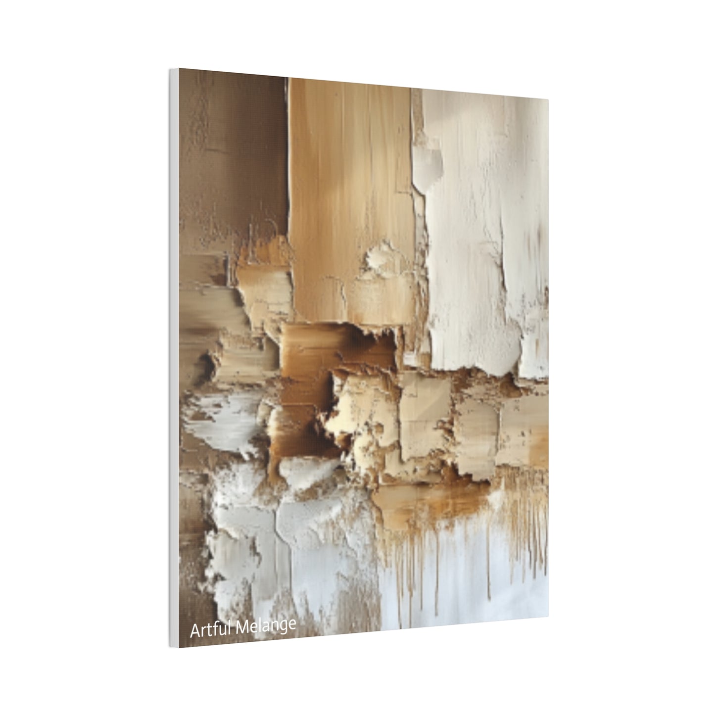 Acrylic Abstract Canvas Print - Richly Textured Artistry