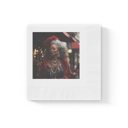 Regal Queen Claus Napkin Set 2