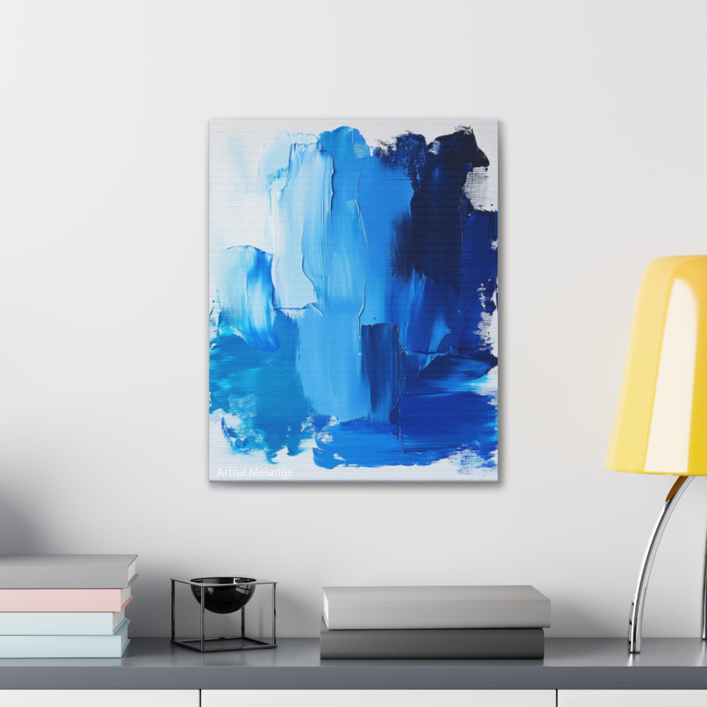 Acrylic Abstract Canvas Print - Richly Textured Artistry