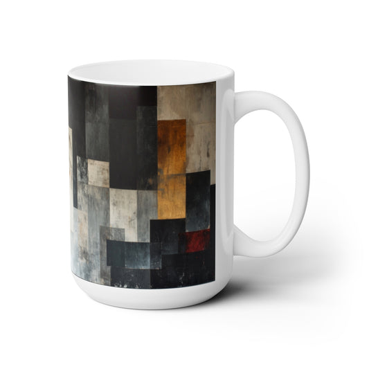 Artsy Abstract Ceramic Mug 15oz