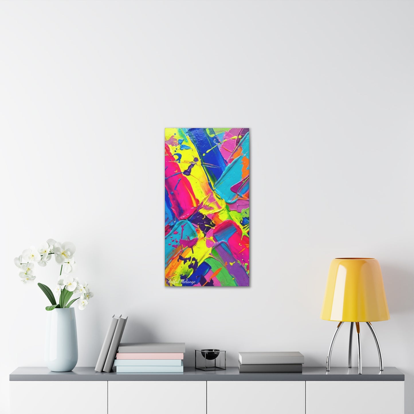 Acrylic Abstract Canvas Print - Richly Textured Artistry