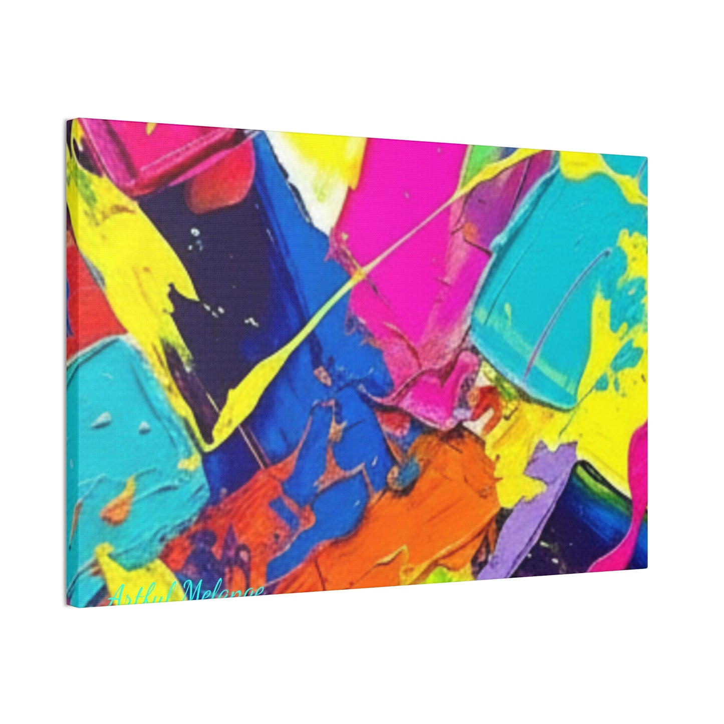 Acrylic Abstract Canvas Print - Richly Textured Artistry