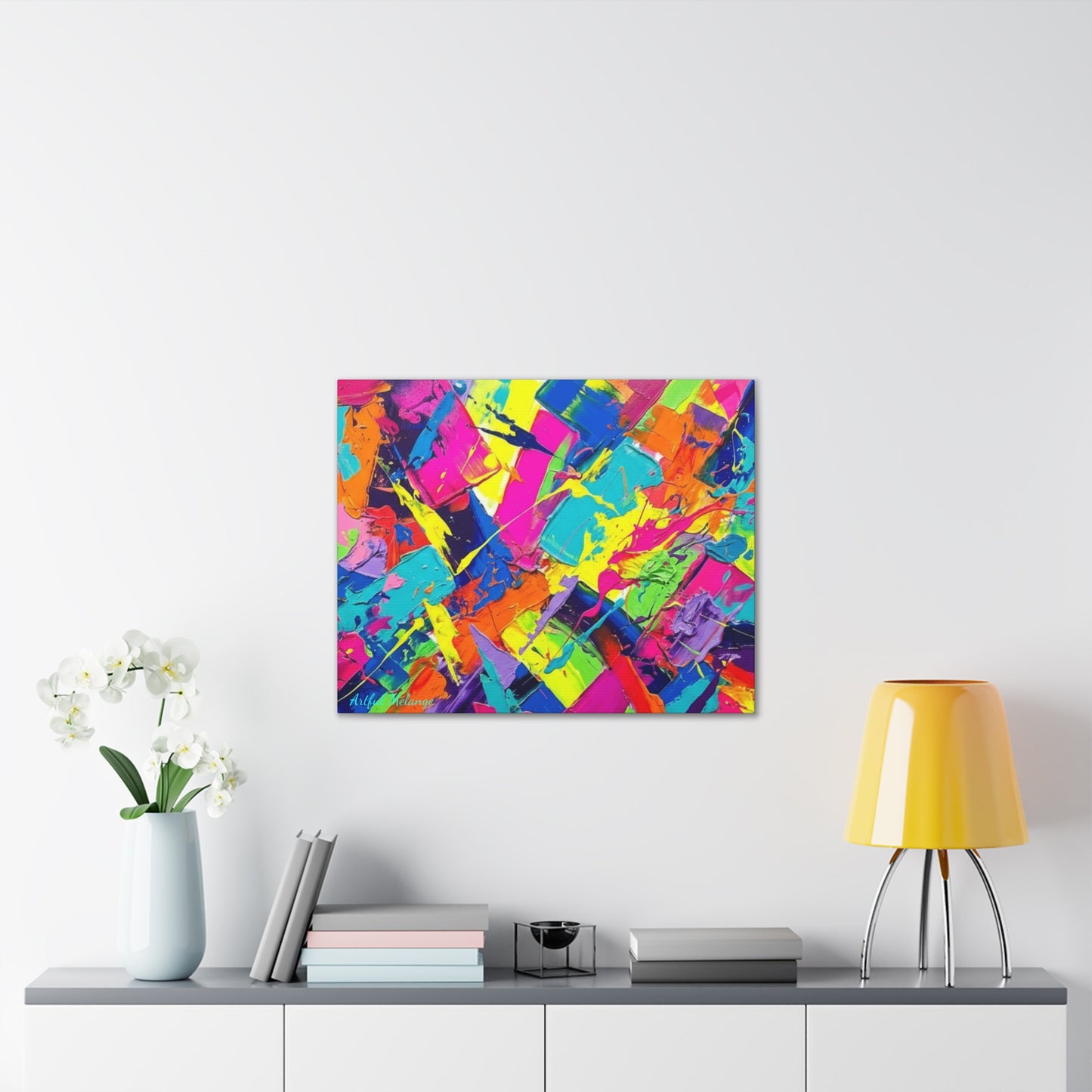 Acrylic Abstract Canvas Print - Richly Textured Artistry