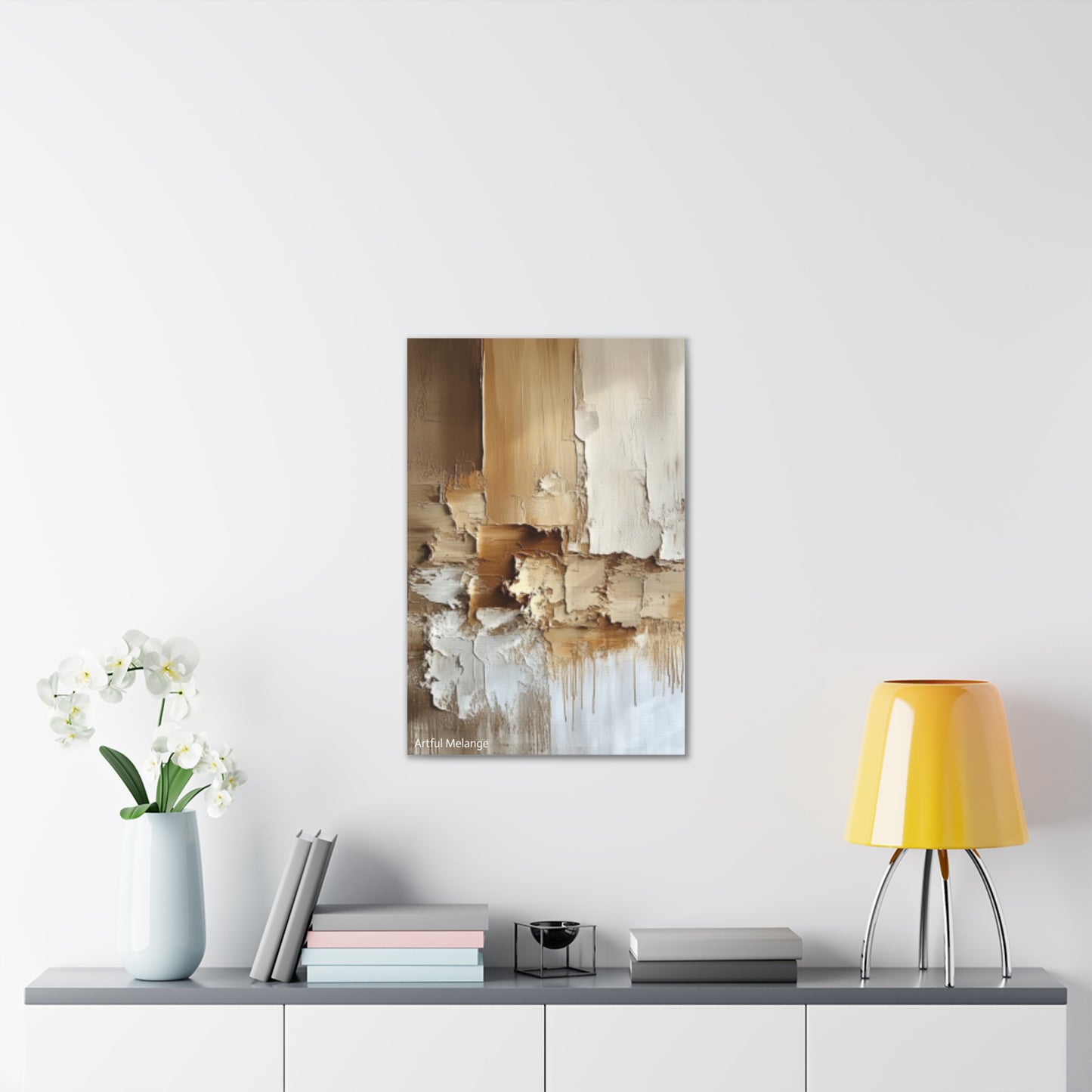 Acrylic Abstract Canvas Print - Richly Textured Artistry