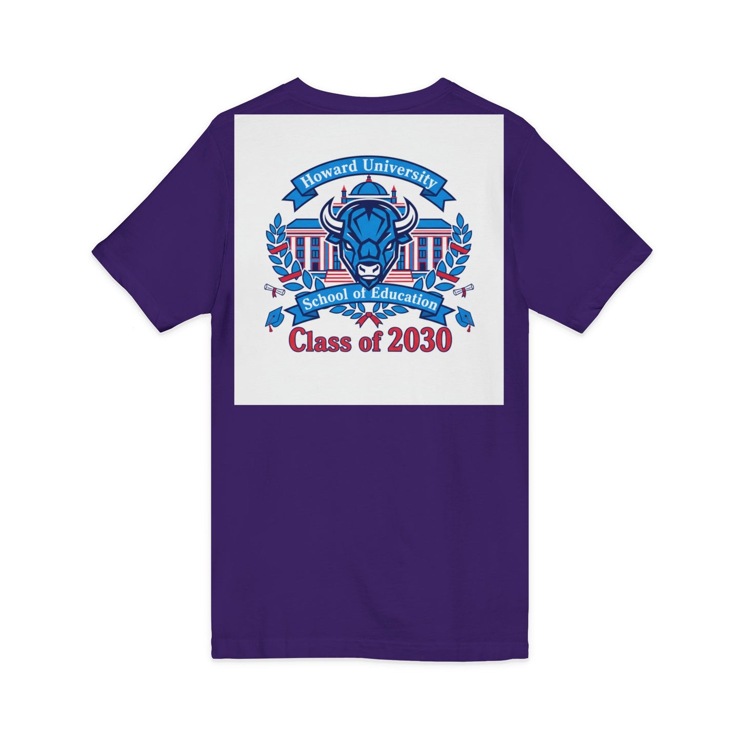 Howard University Class of 2030 Unisex V-Neck T-Shirt | The Mecca Incoming Class Tee