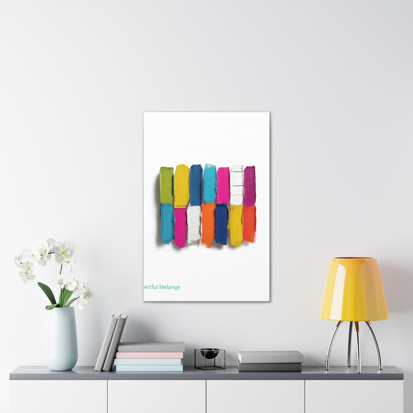 Acrylic Abstract Canvas Print - Richly Textured Artistry