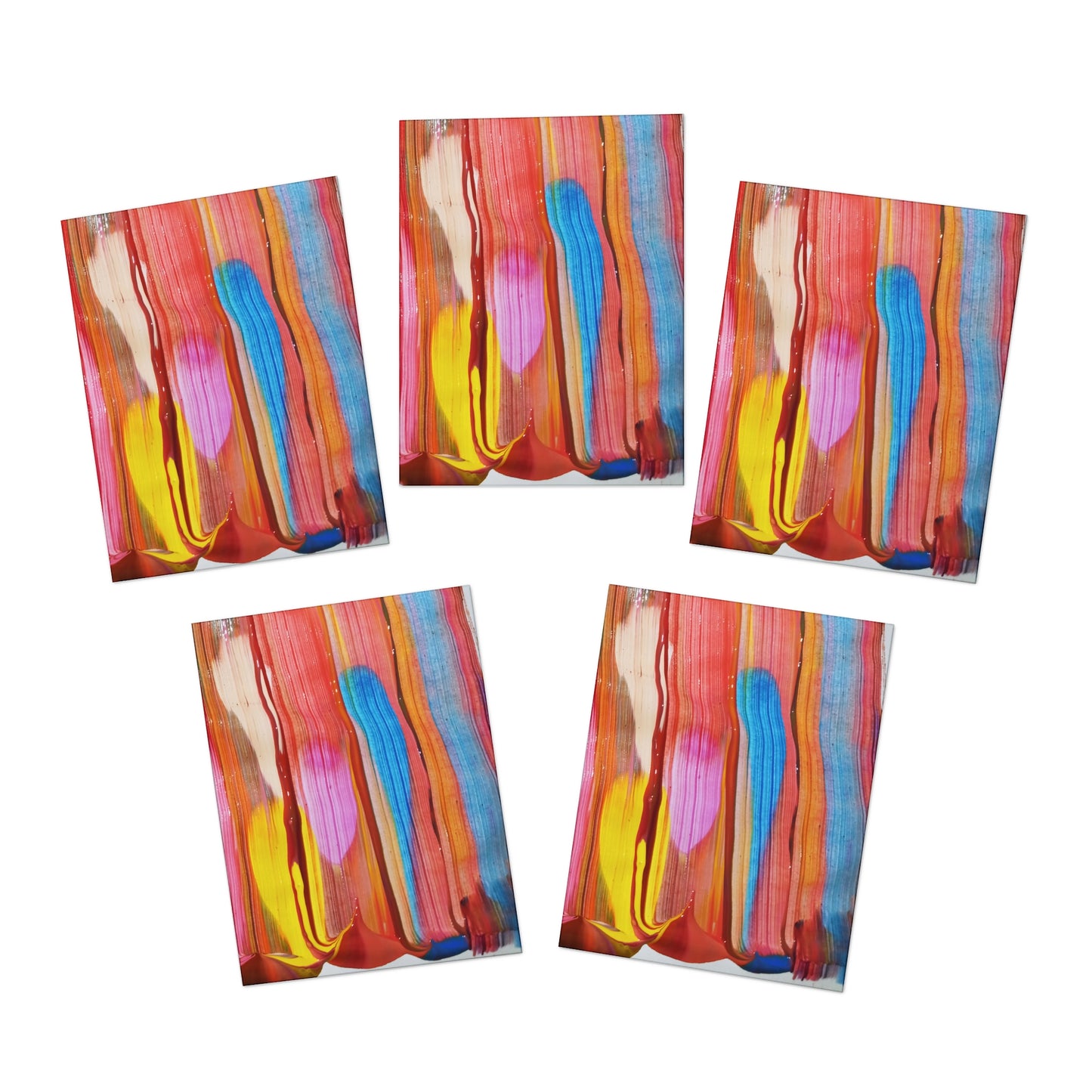 Elegance in Ink:  Abstract Art Note Card Set(5-Pack)