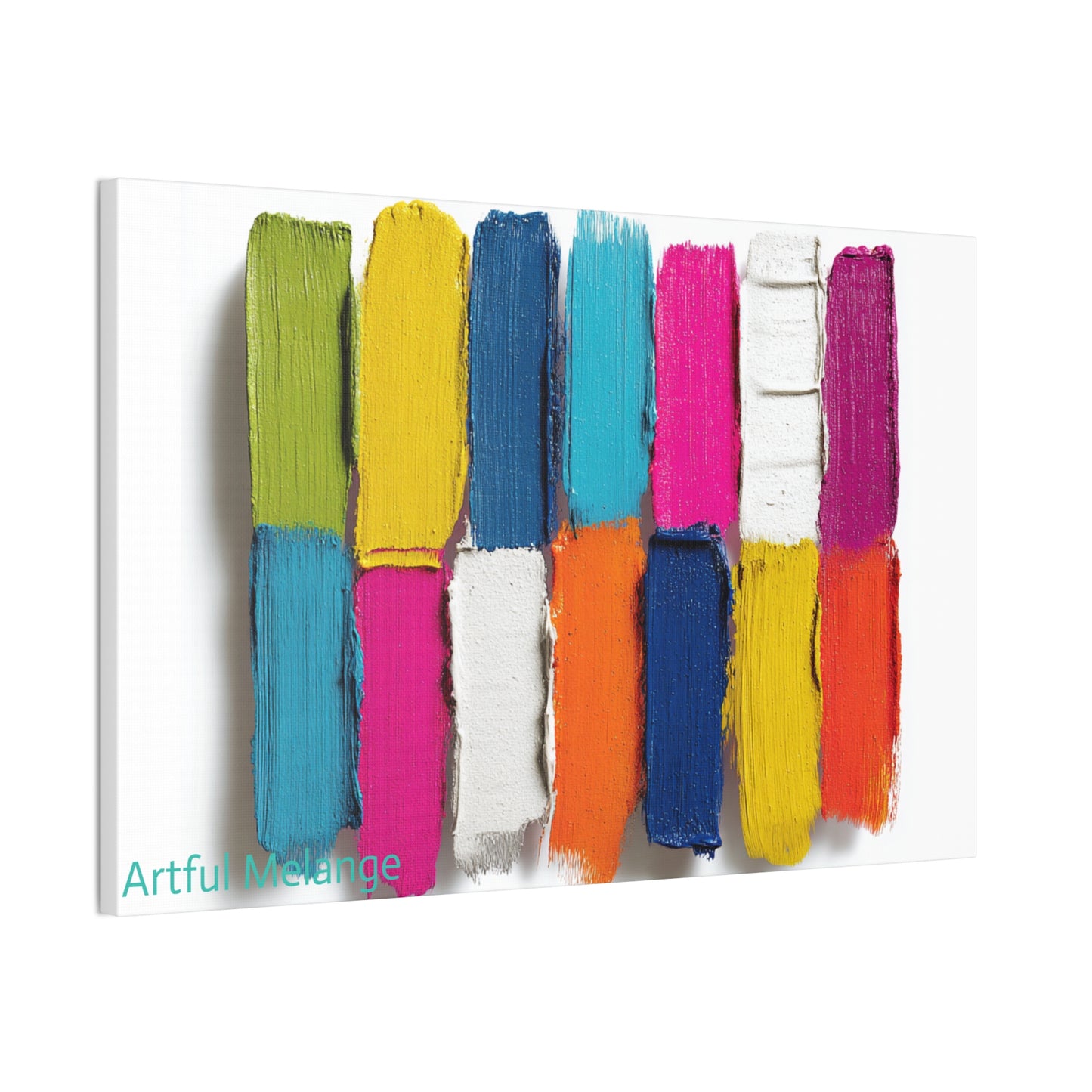 Acrylic Abstract Canvas Print - Richly Textured Artistry