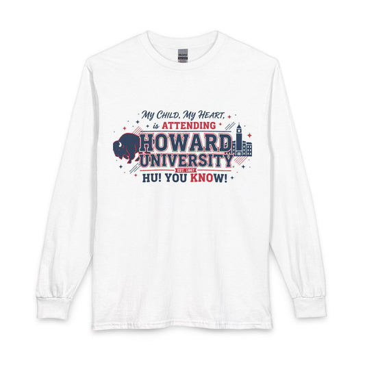 Howard University Pride Family Statement/Unisex Long Sleeve T-Shirt 3