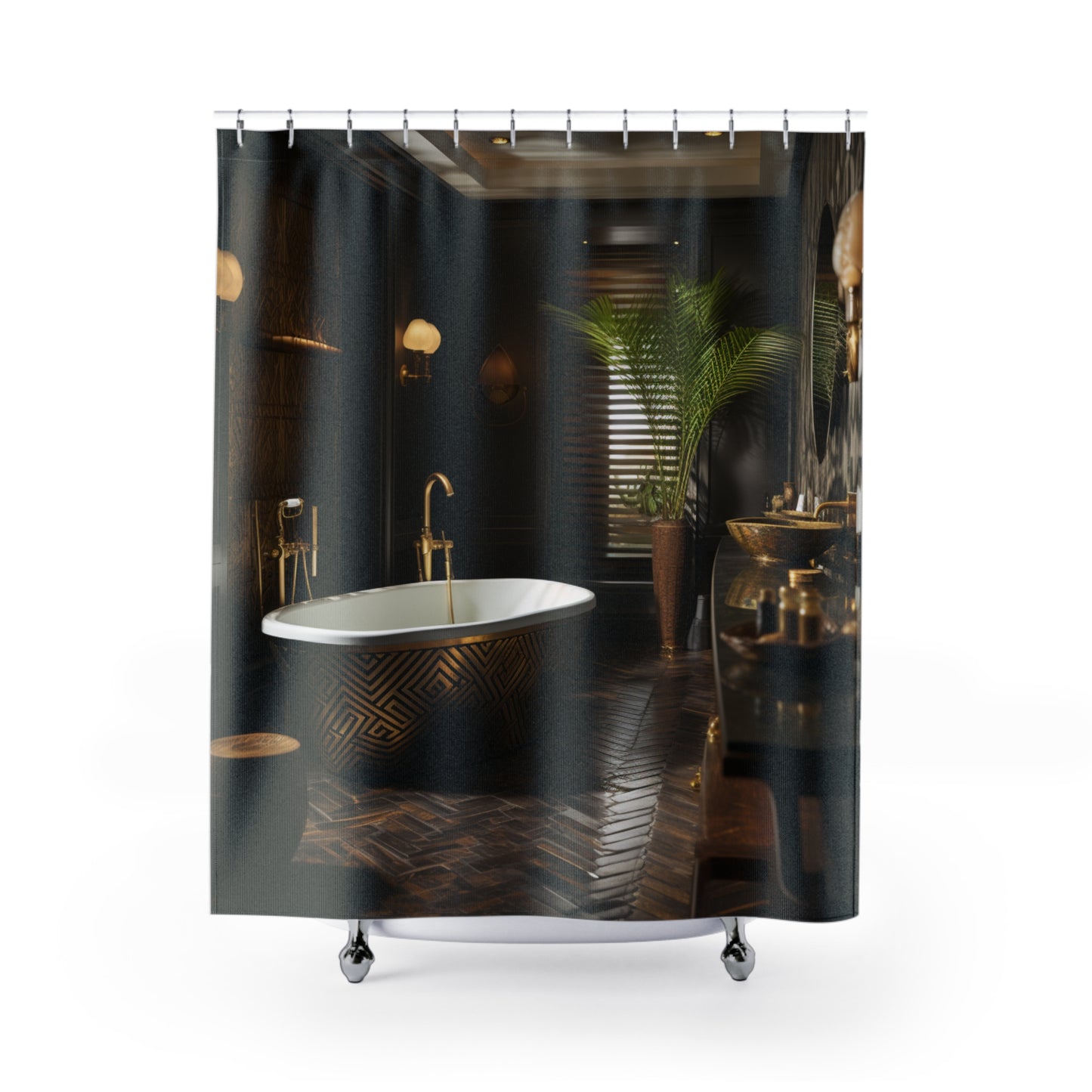 Heritage Tapestry Afro Centric   Shower Curtain