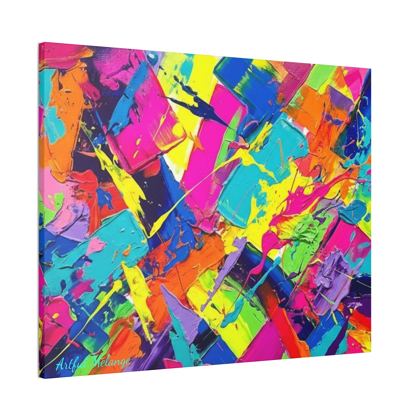 Acrylic Abstract Canvas Print - Richly Textured Artistry