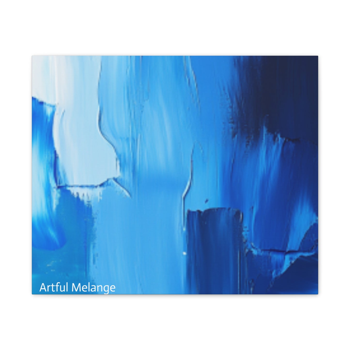 Acrylic Abstract Canvas Print - Richly Textured Artistry