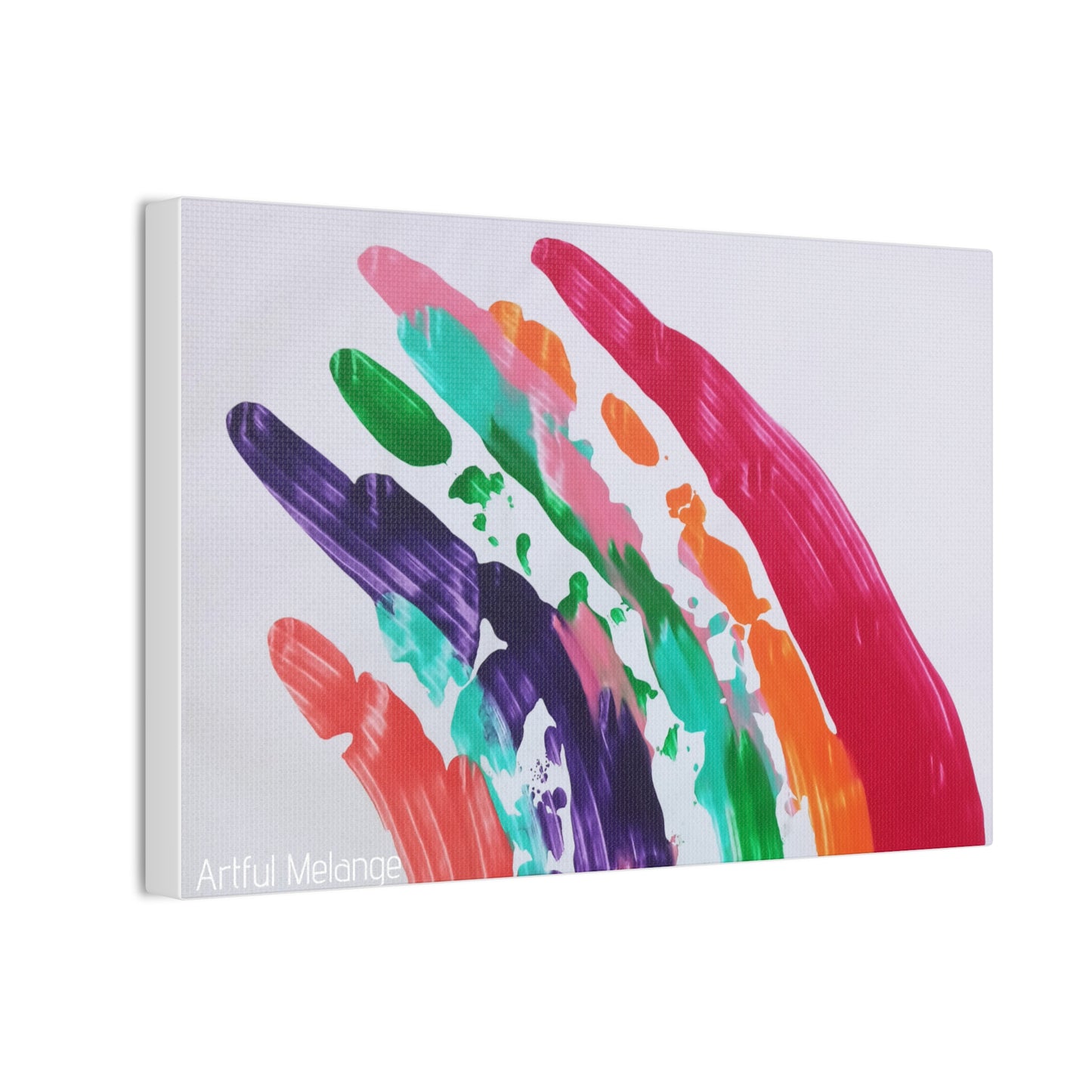 Primary Elegance: A Symphony of Sophistication Canvas Print
