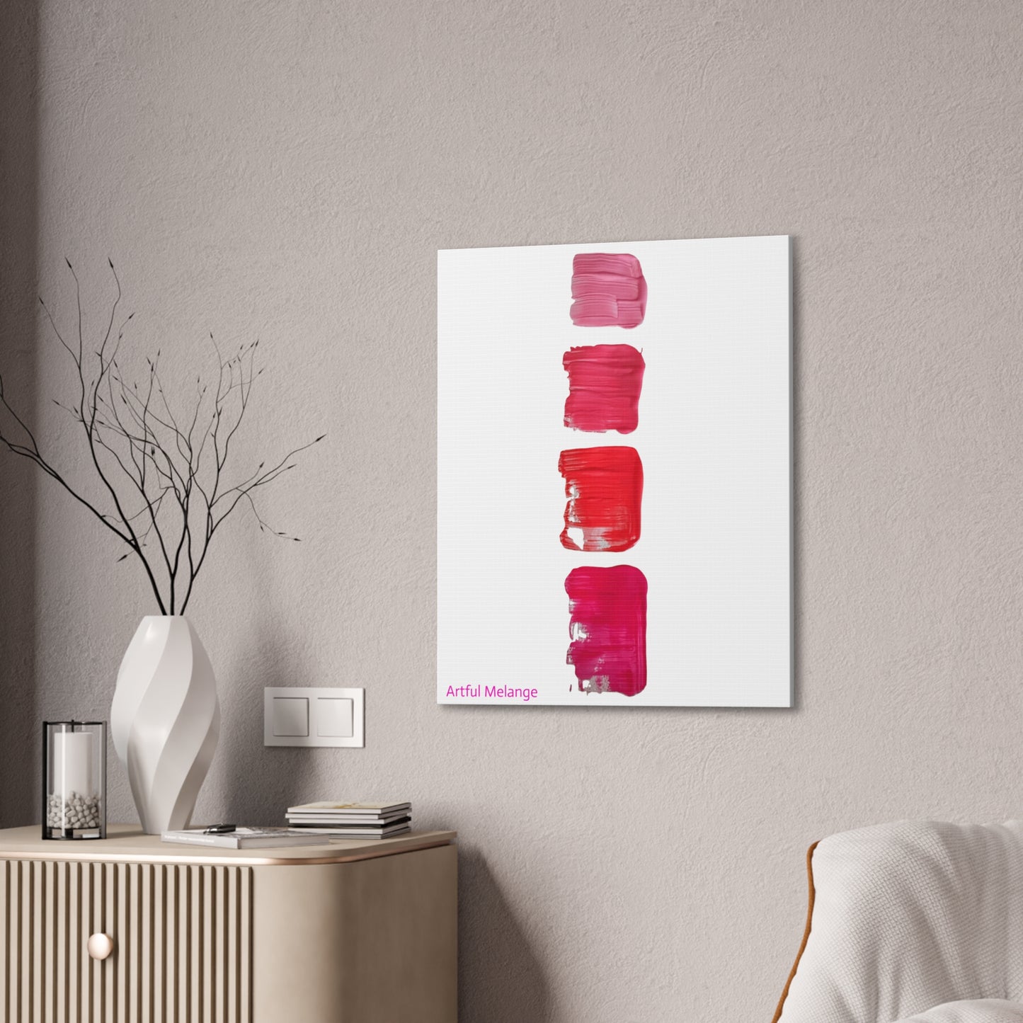 Acrylic Abstract Canvas Print - Richly Textured Artistry