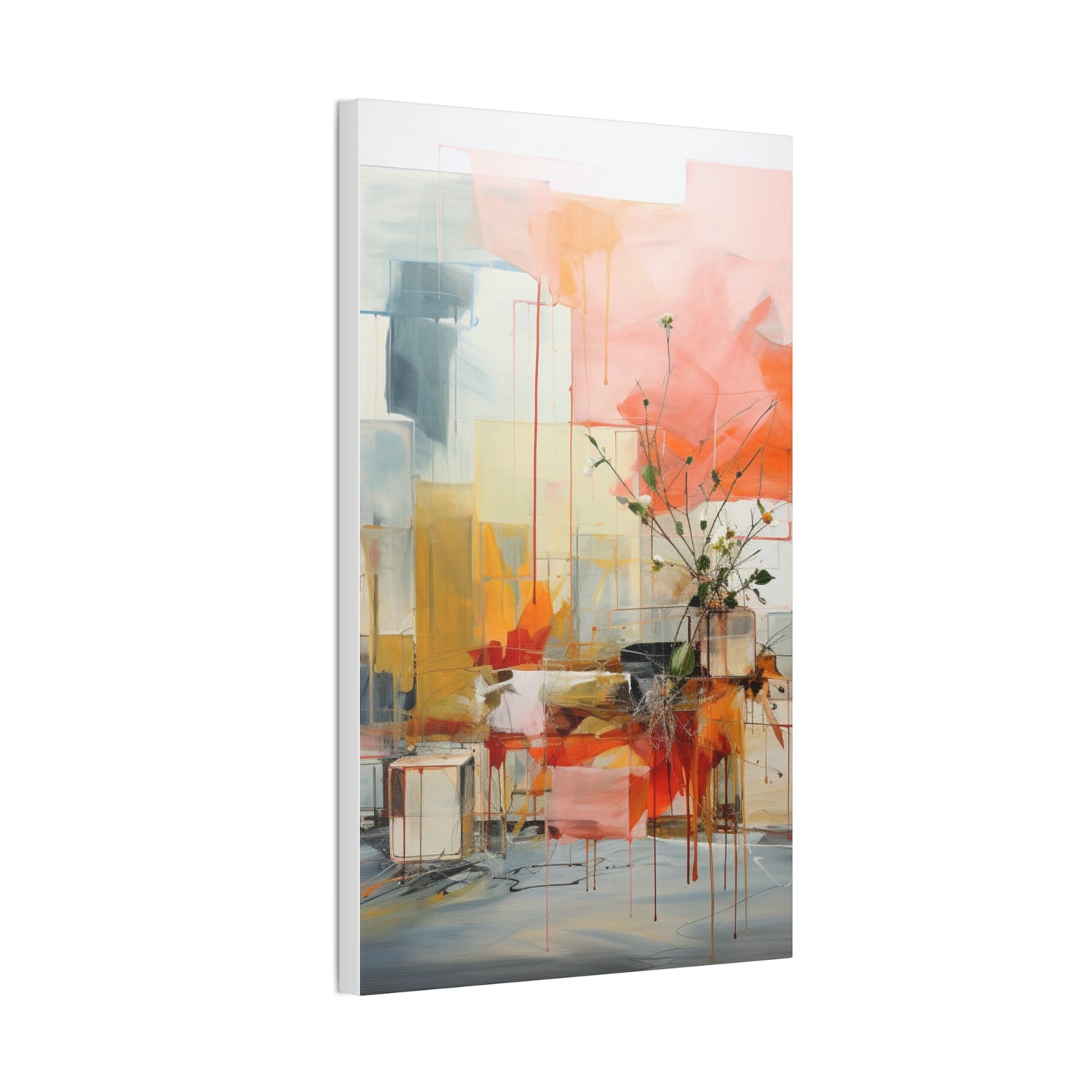 Timeless Elegance: Refined Muted Hues Canvas Print for Sophisticated Living Spaces