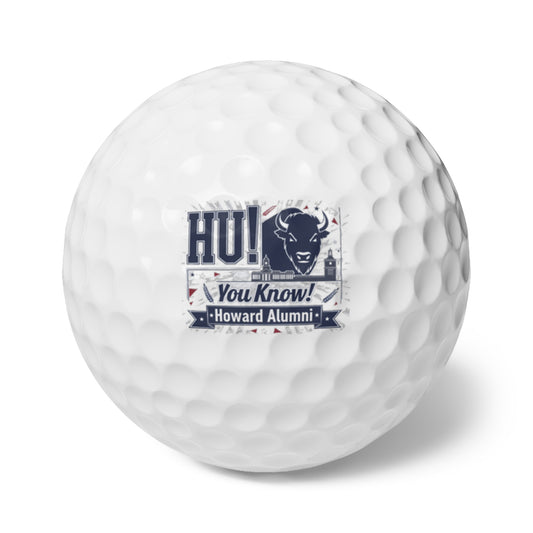 Howard University “The Yard Legacy” Golf Ball Set, 6 pcs 2