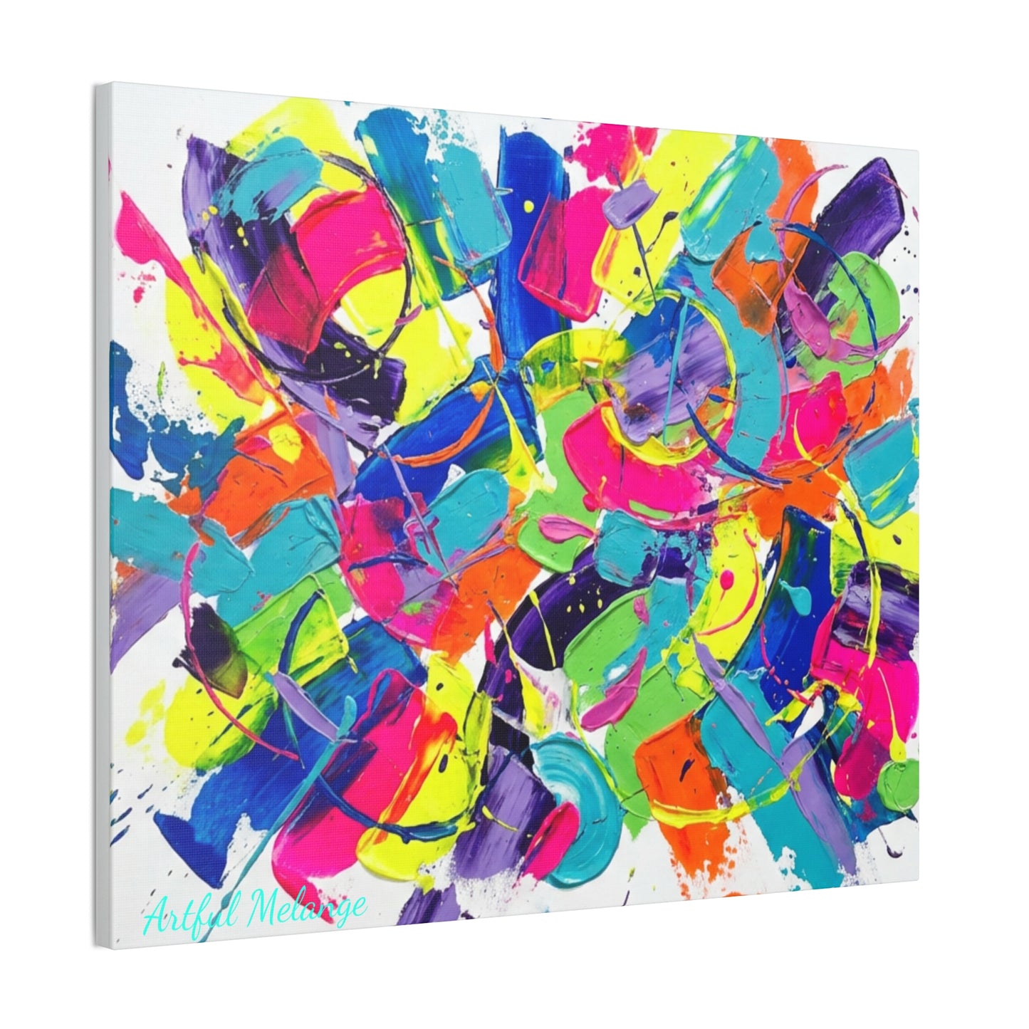 Acrylic Abstract Canvas Print - Richly Textured Artistry