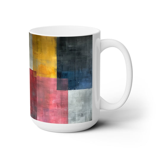 Artsy Abstract Ceramic Mug 15oz