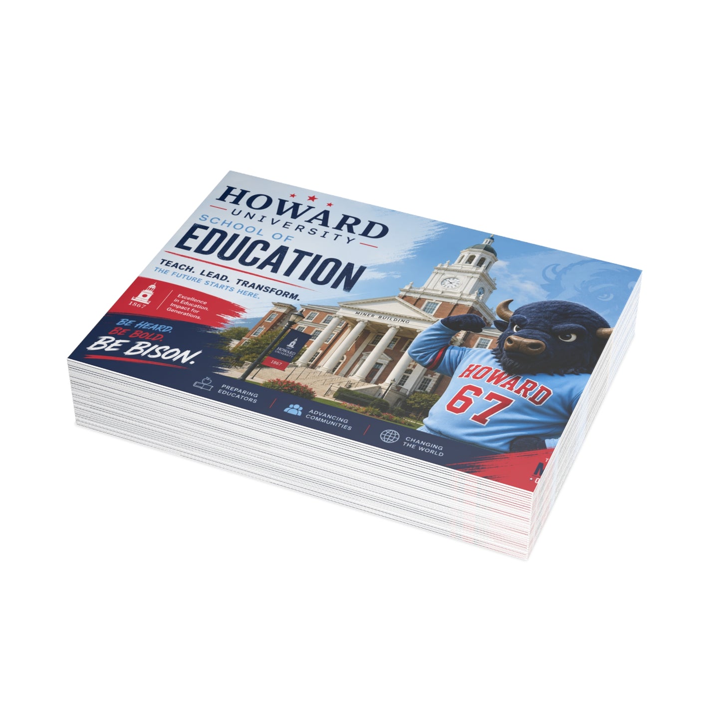 Howard University School of Education Postcard Set 1 (envelopes included)