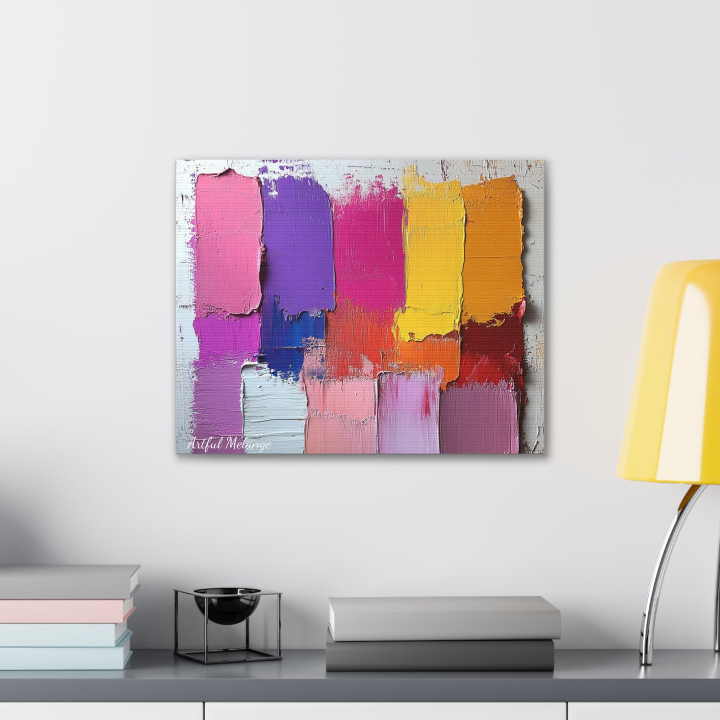 Acrylic Abstract Canvas Print - Richly Textured Artistry