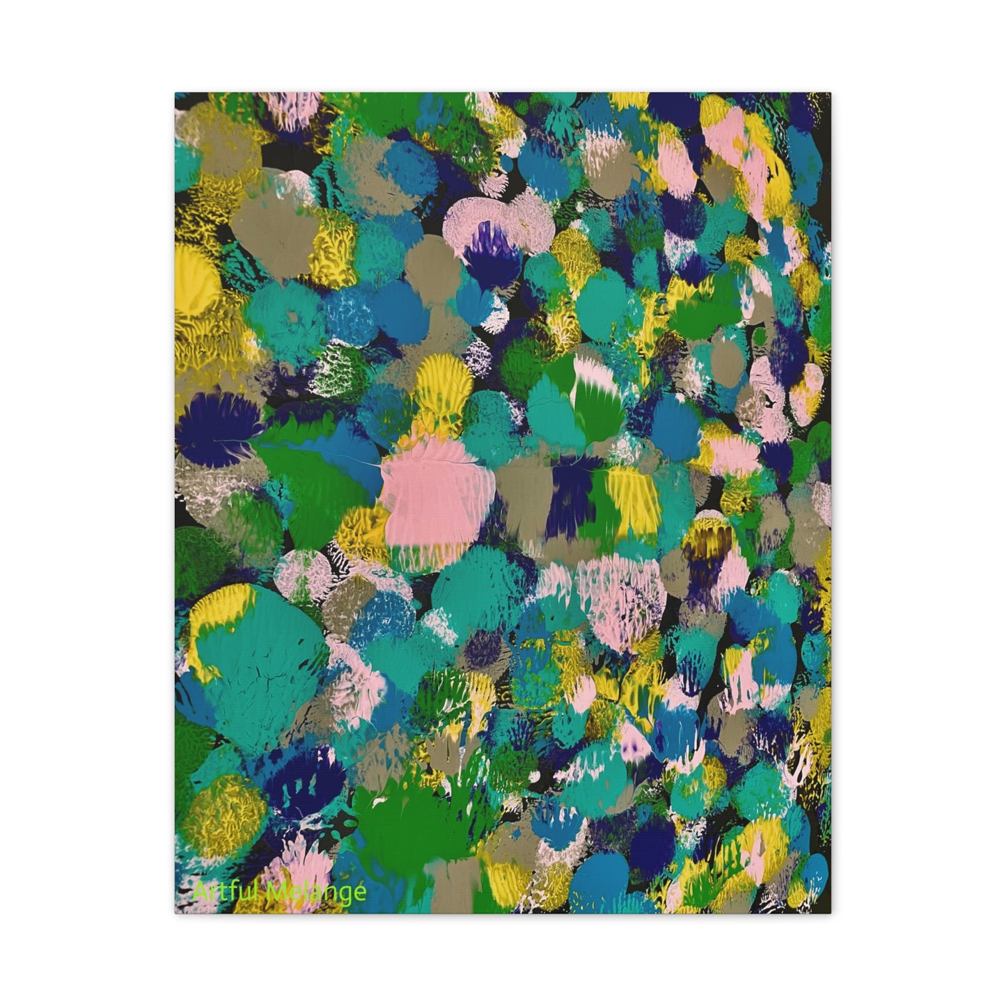 Acrylic Abstract Canvas Print - Richly Textured Artistry
