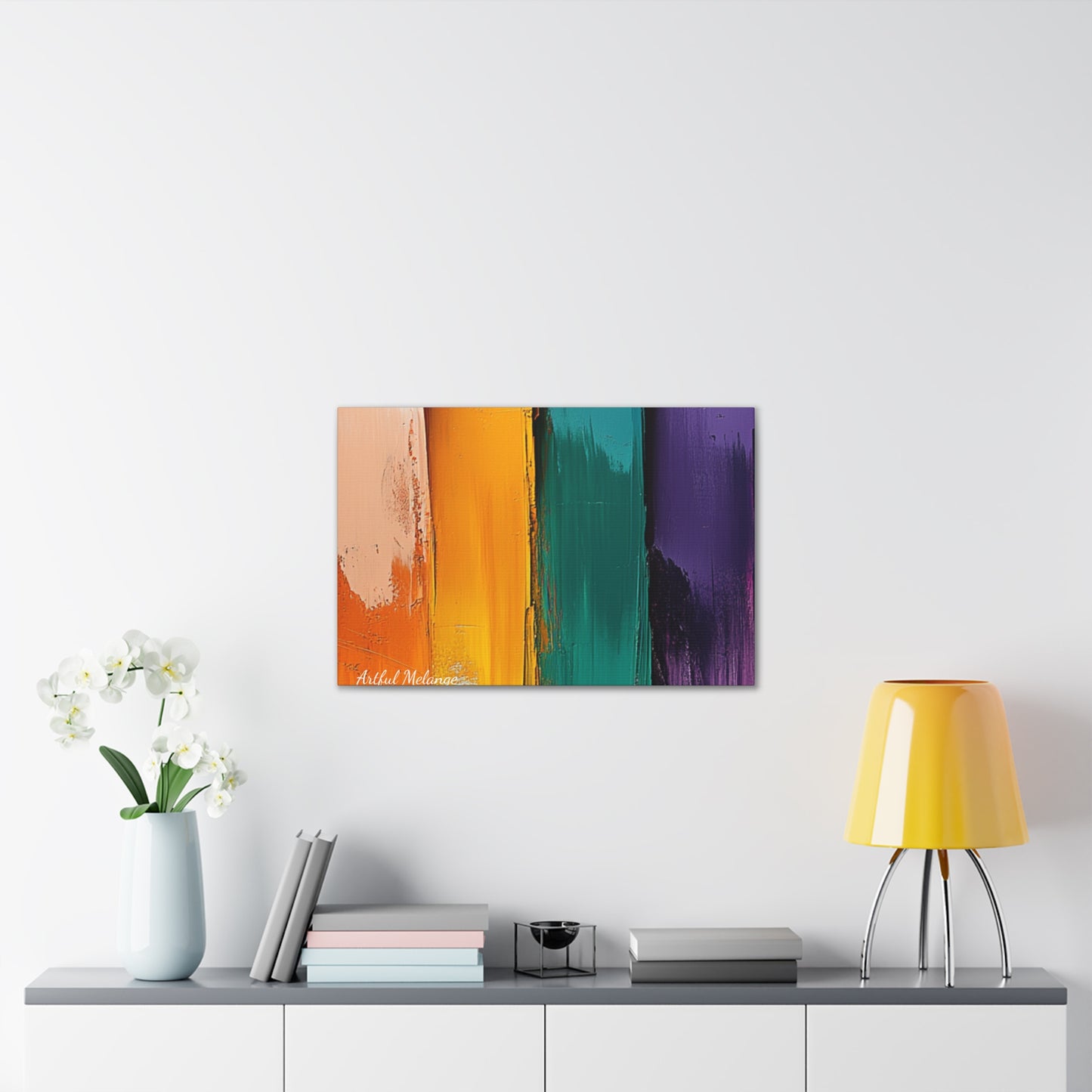 Acrylic Abstract Canvas Print - Richly Textured Artistry