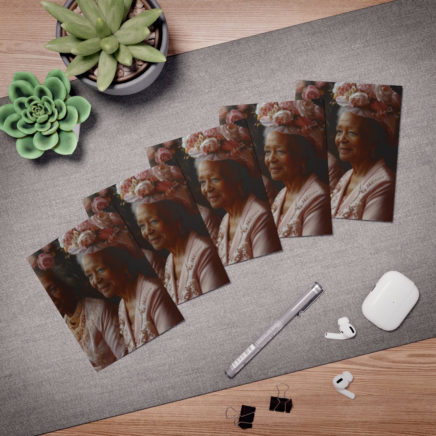 Mimosas and Melanin Note Card Set (5-Pack)