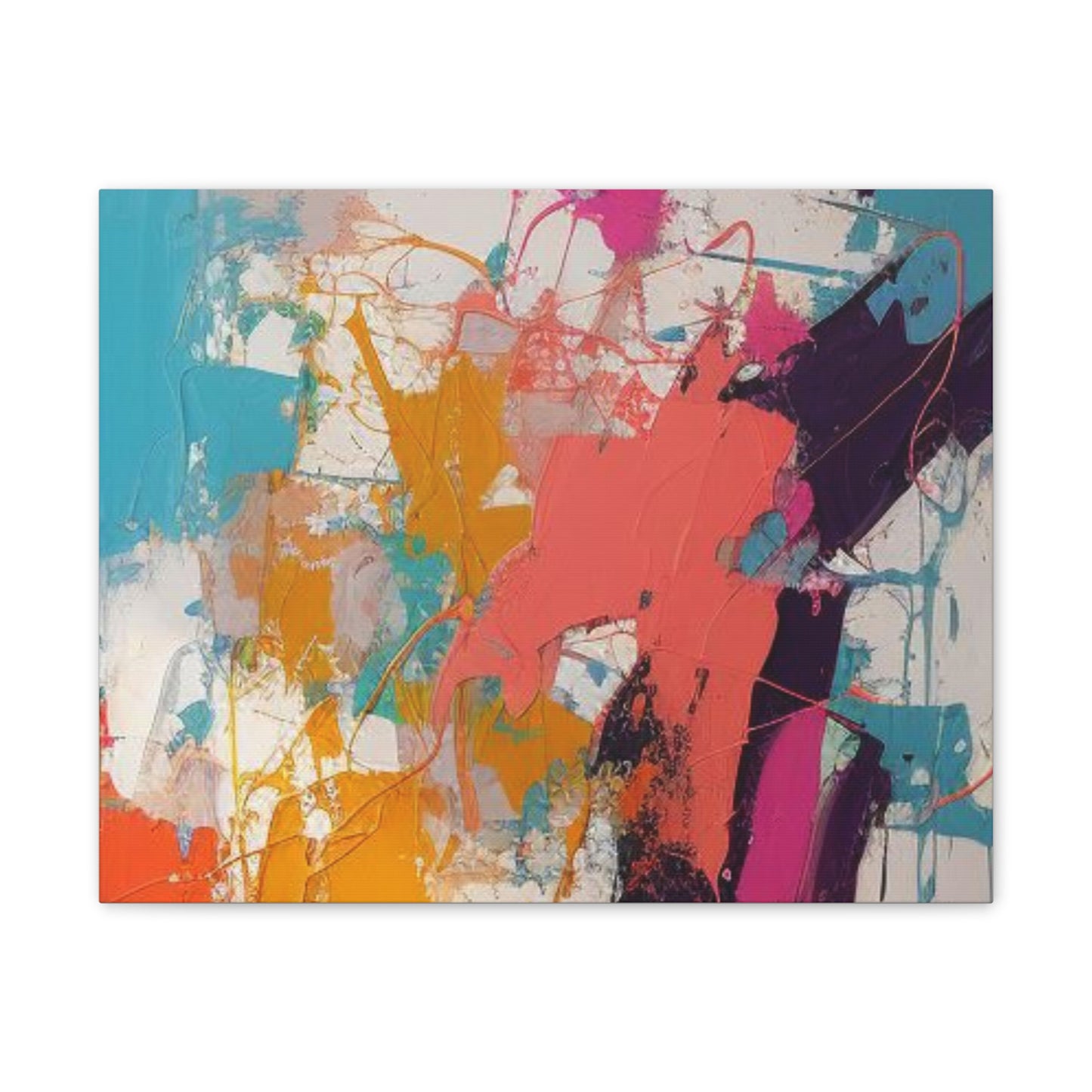 Primary Elegance: A Symphony of Sophistication Canvas Print