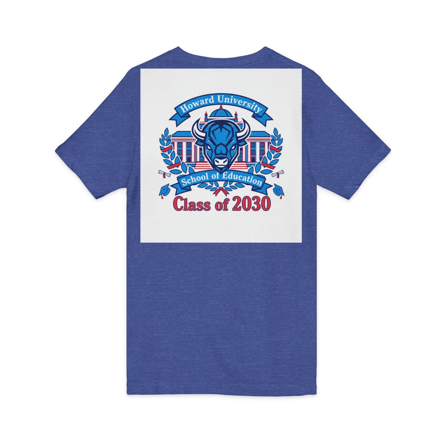 Howard University Class of 2030 Unisex V-Neck T-Shirt | The Mecca Incoming Class Tee