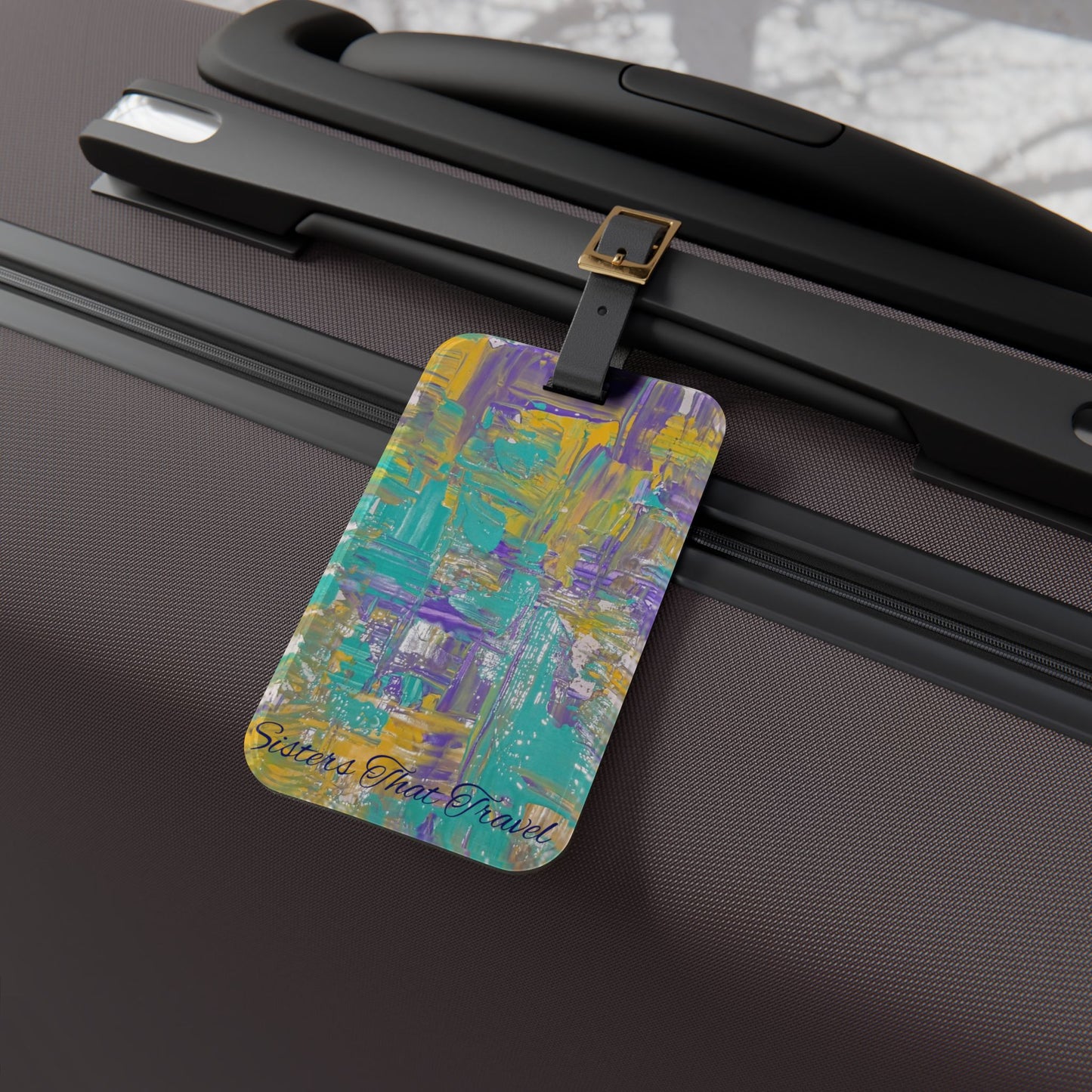 Art Voyage Sisters That Travel Luggage Tag Collection
