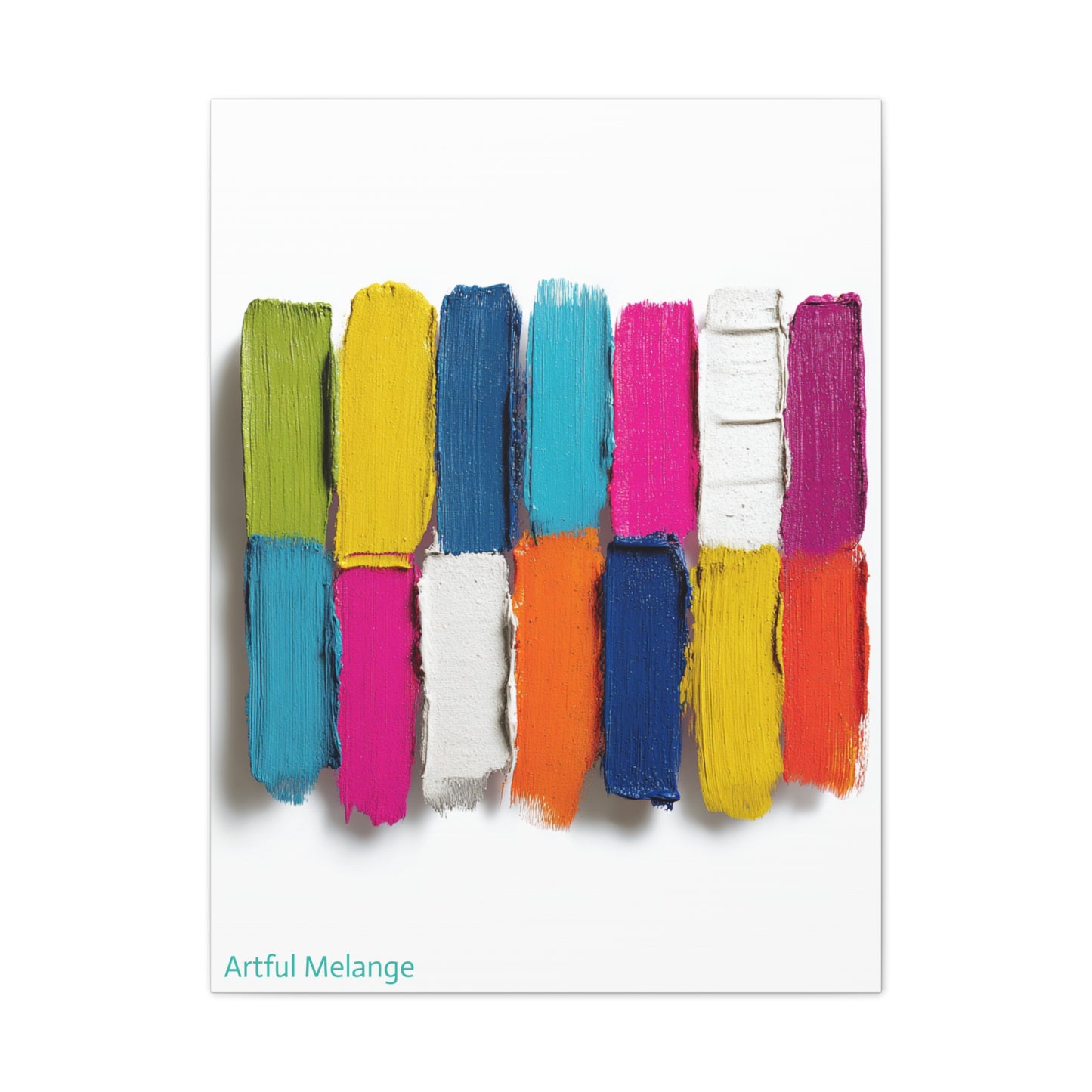 Acrylic Abstract Canvas Print - Richly Textured Artistry