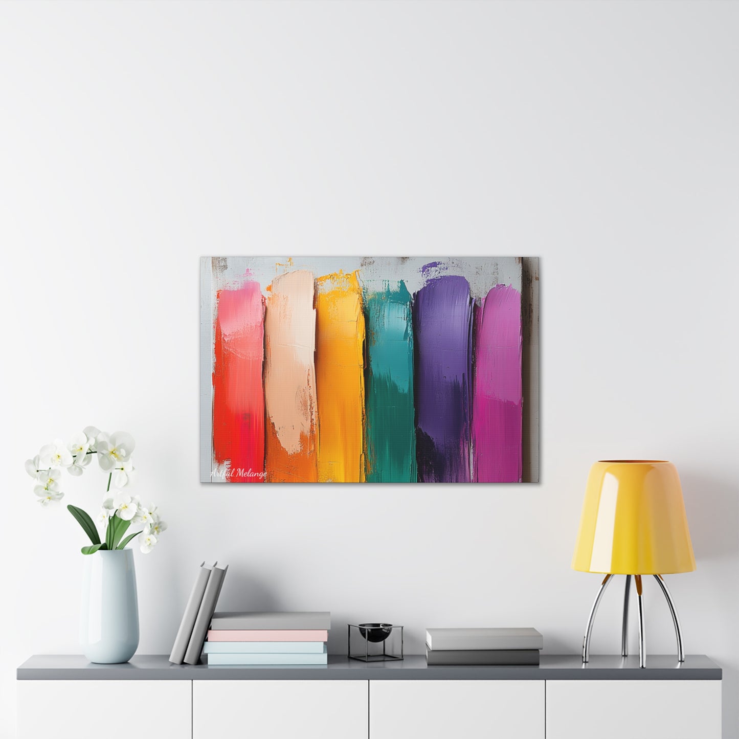 Acrylic Abstract Canvas Print - Richly Textured Artistry