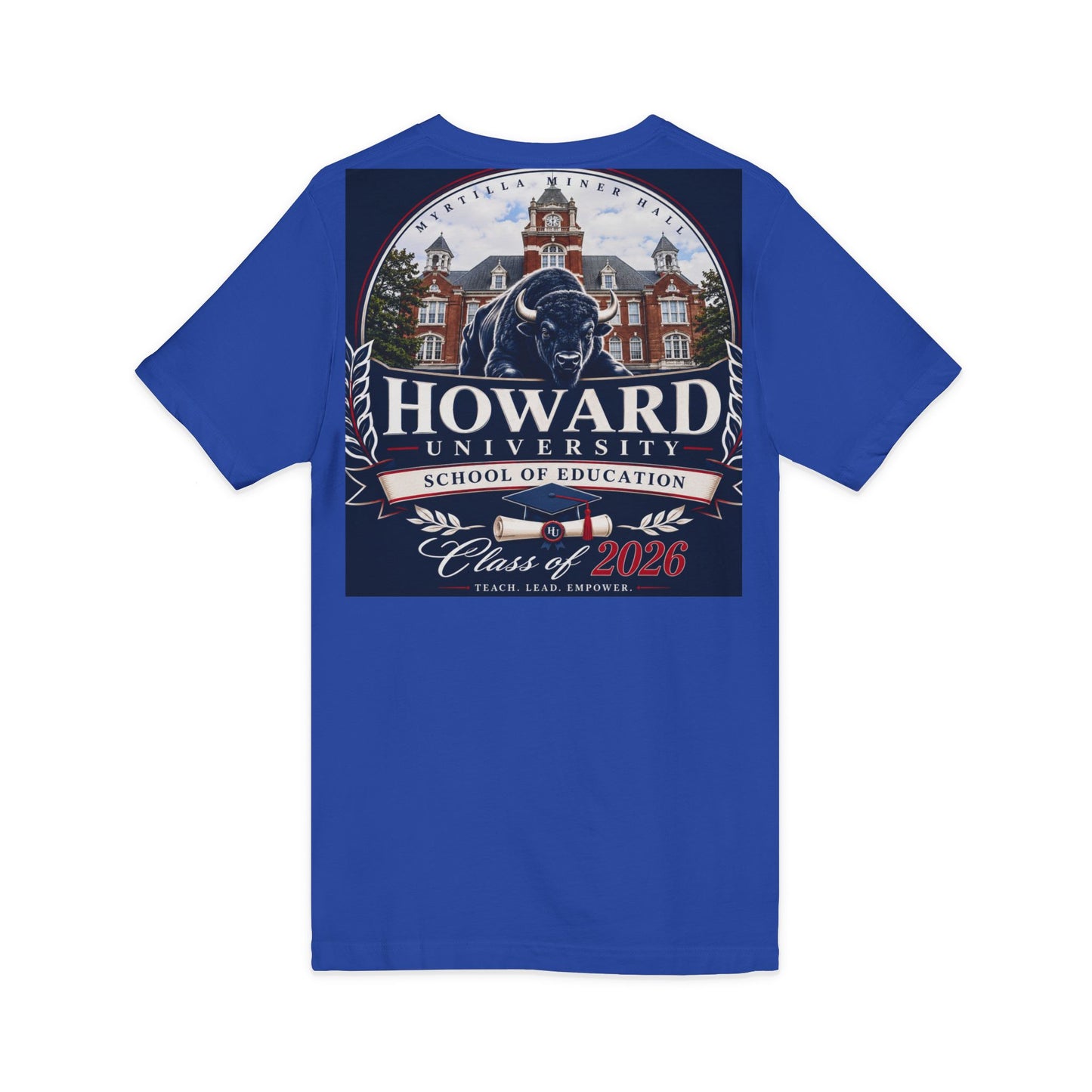 Howard University Class of 2026 Unisex V-Neck T-Shirt | The Mecca Incoming Class Tee
