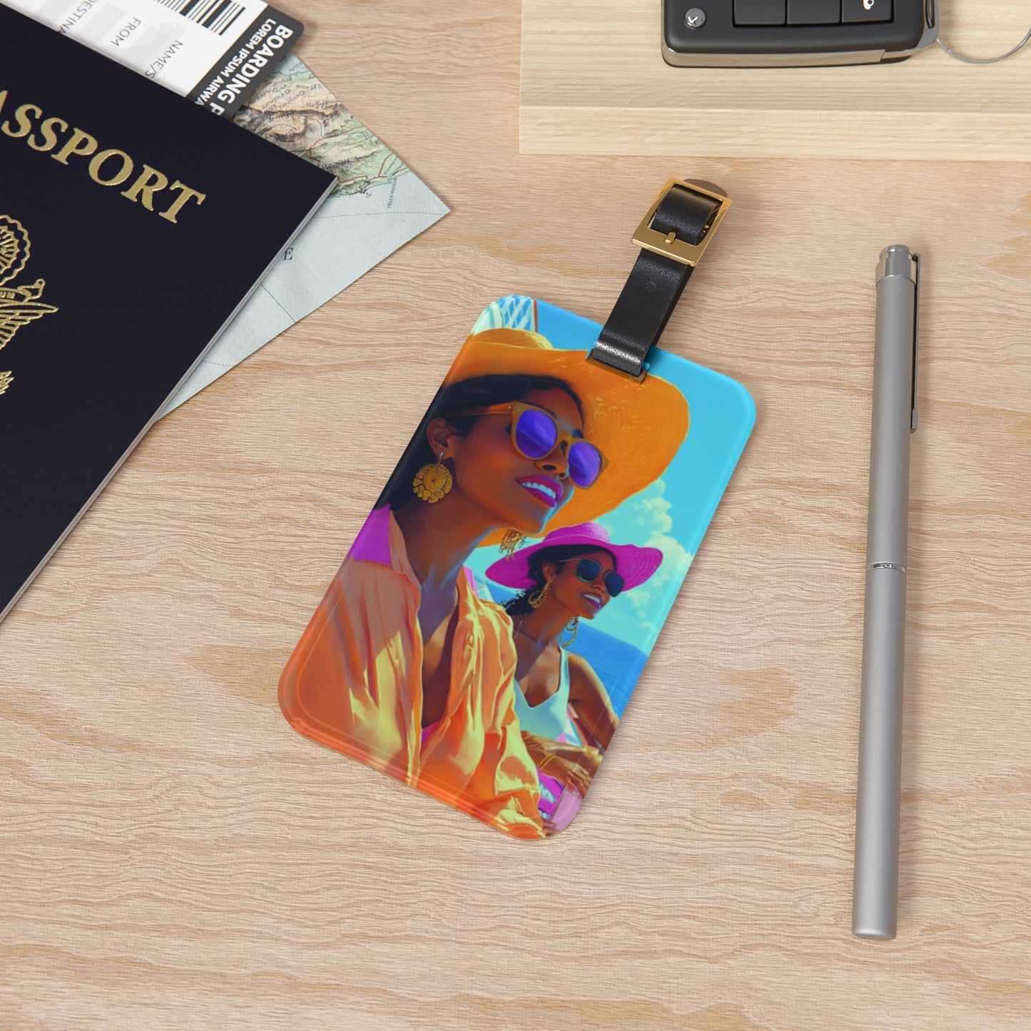 Art Voyage Sisters That Travel Luggage Tag Collection