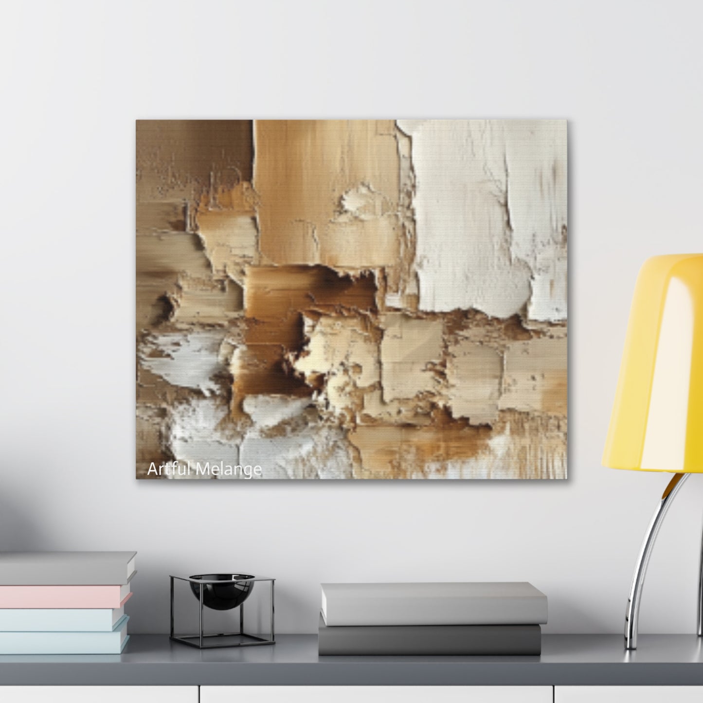 Acrylic Abstract Canvas Print - Richly Textured Artistry