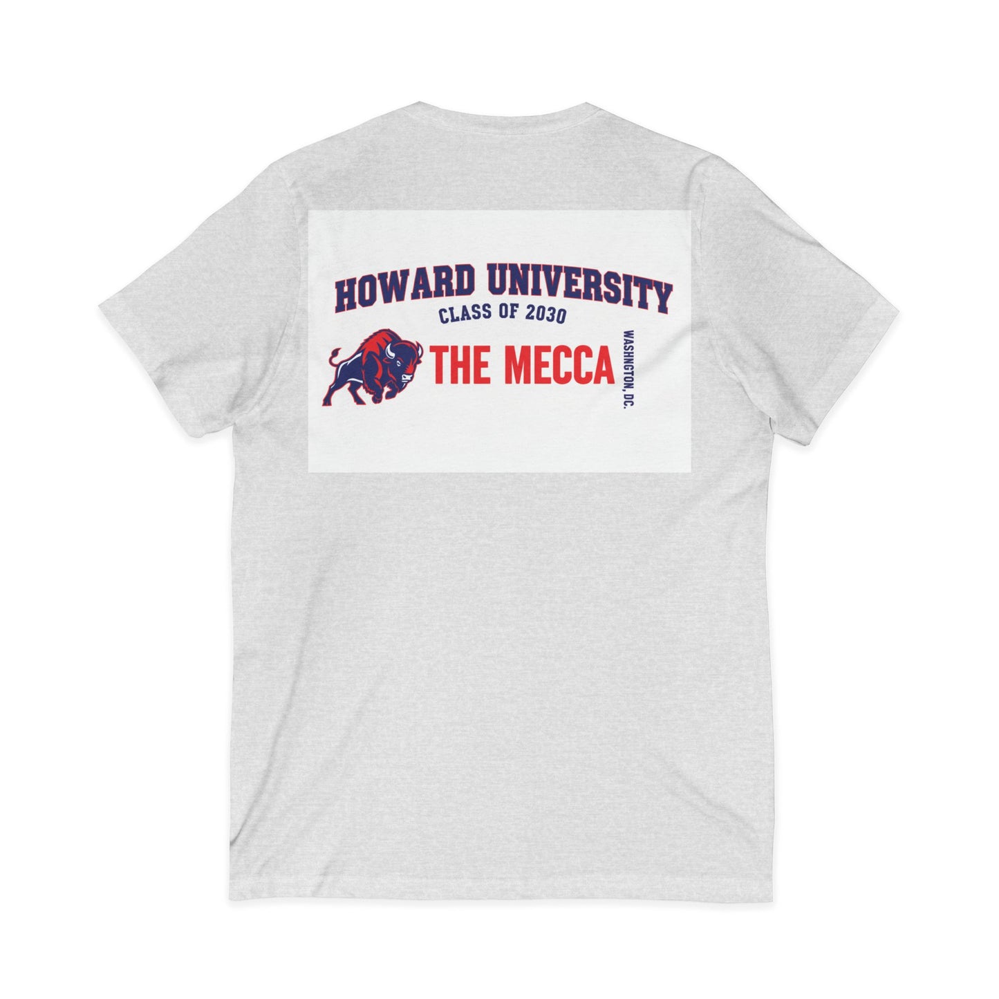Howard University Class of 2030 Unisex V-Neck T-Shirt | The Mecca Incoming Class Tee