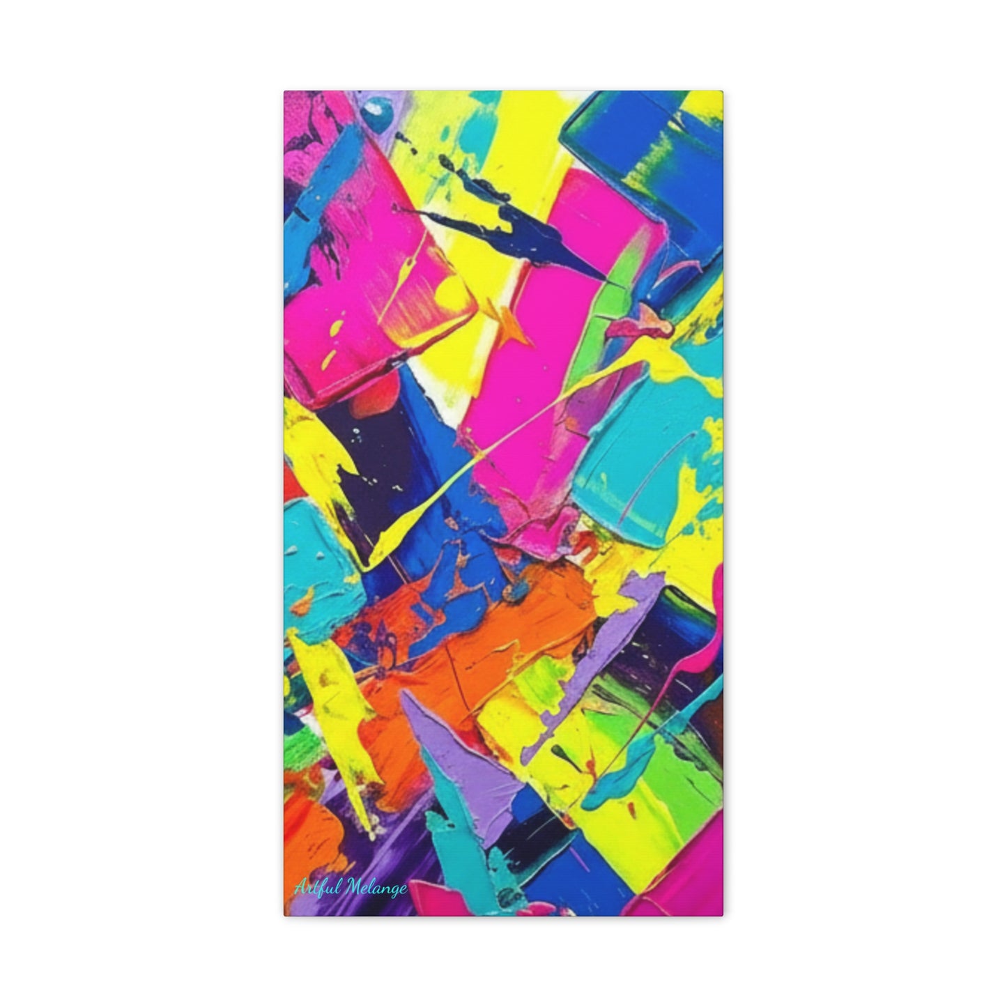 Acrylic Abstract Canvas Print - Richly Textured Artistry
