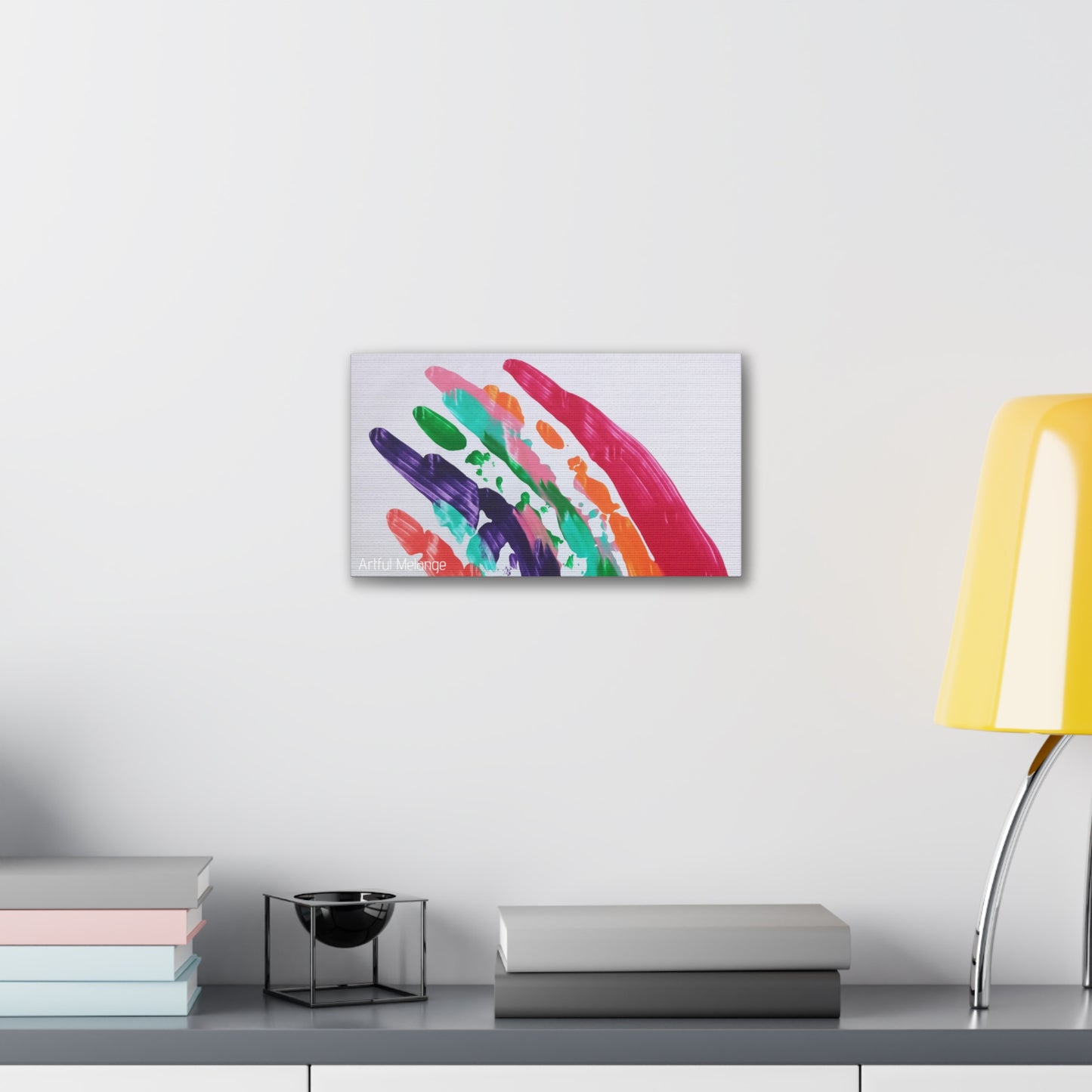 Primary Elegance: A Symphony of Sophistication Canvas Print